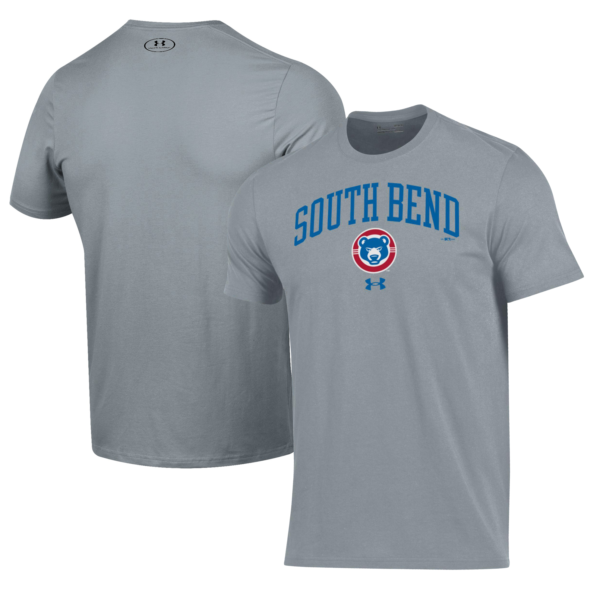 Men’s Under Armour Gray South Bend Cubs Performance T-Shirt