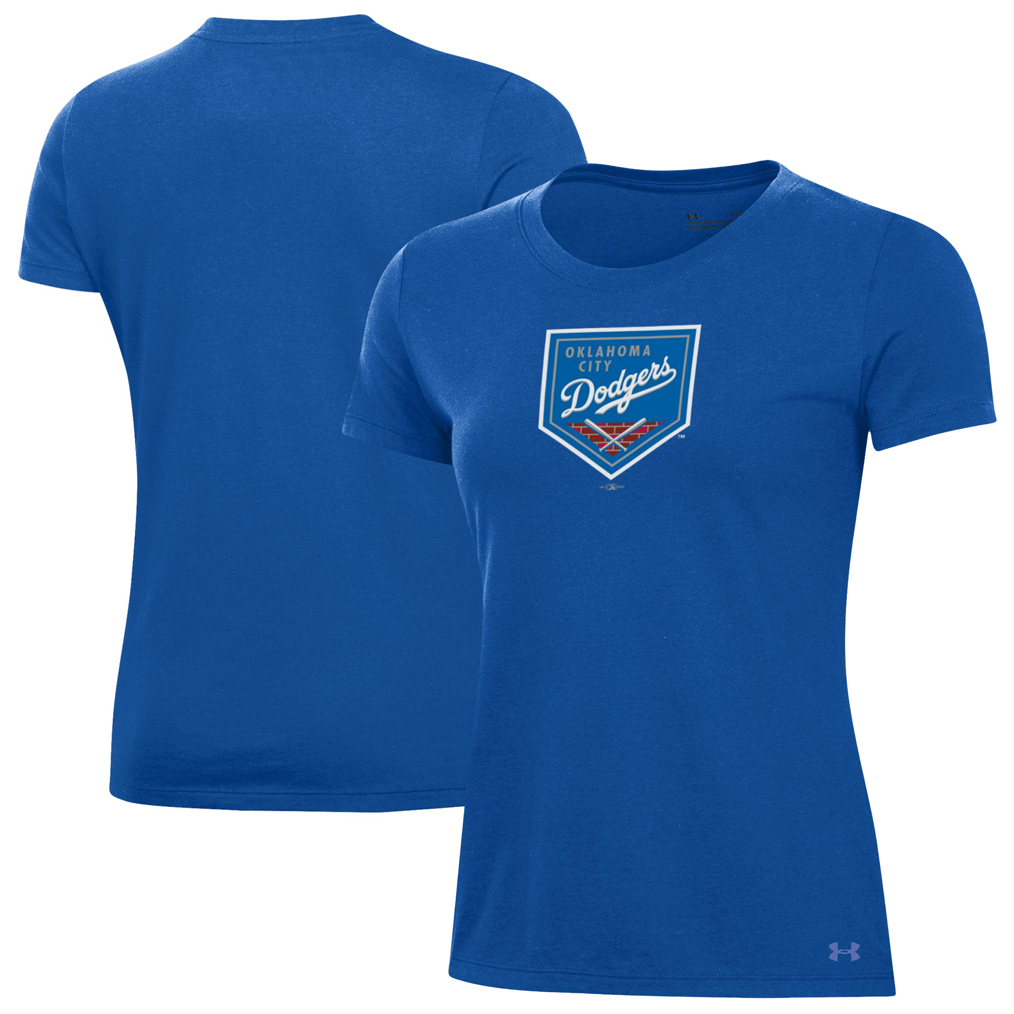 Women’s Under Armour Royal Oklahoma City Dodgers Performance T-Shirt