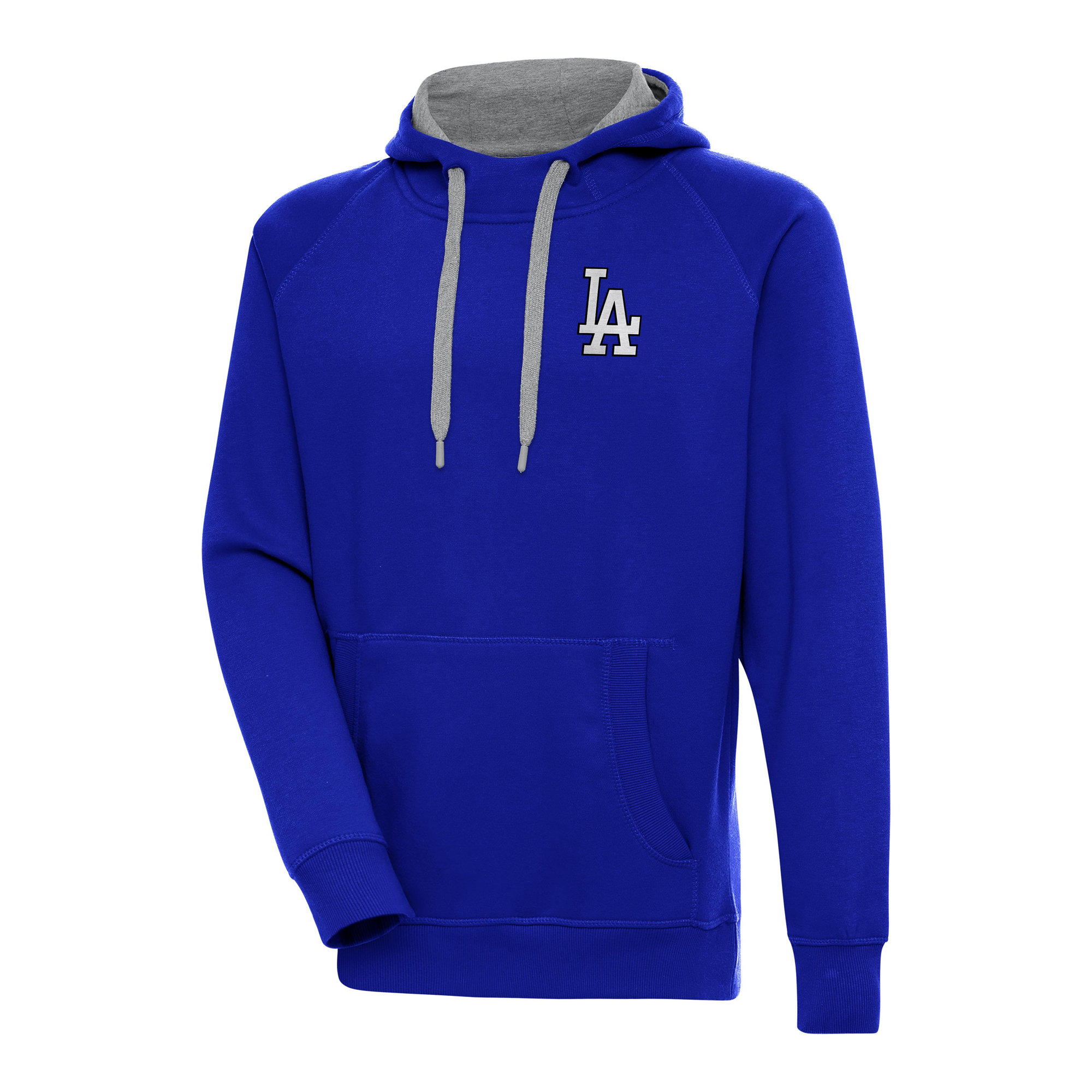 Men’s Antigua Royal Los Angeles Dodgers Metallic Victory Pullover Hoodie