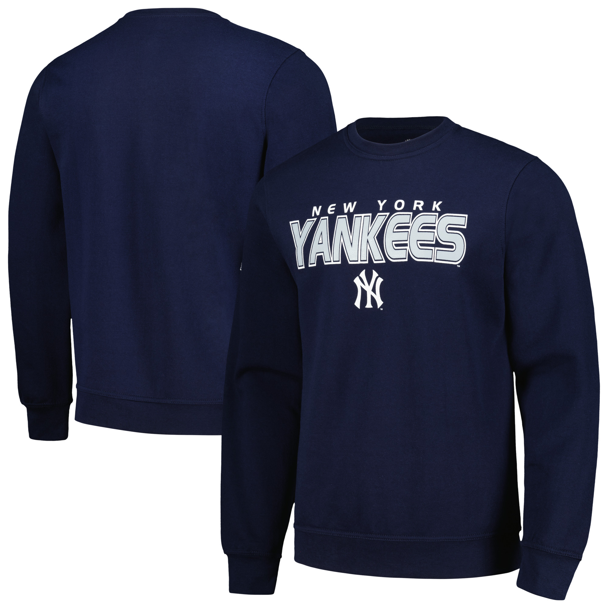 Men’s Stitches Navy New York Yankees Pullover Sweatshirt