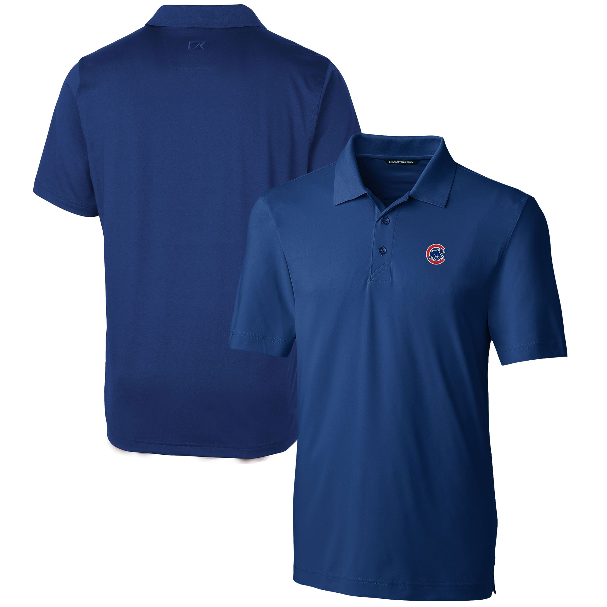 Men’s Cutter & Buck  Royal Chicago Cubs Forge Stretch Polo