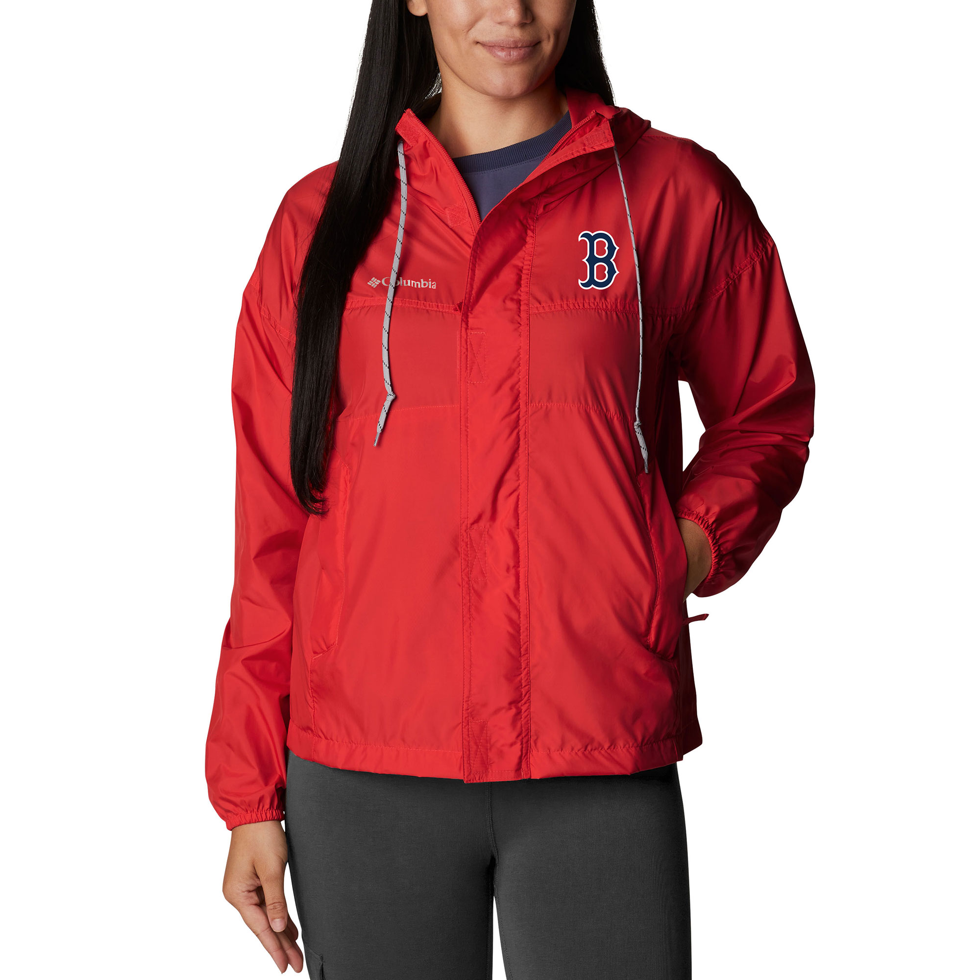 Women’s Columbia Red Boston Red Sox Flash Challenger Full-Zip Windbreaker Jacket