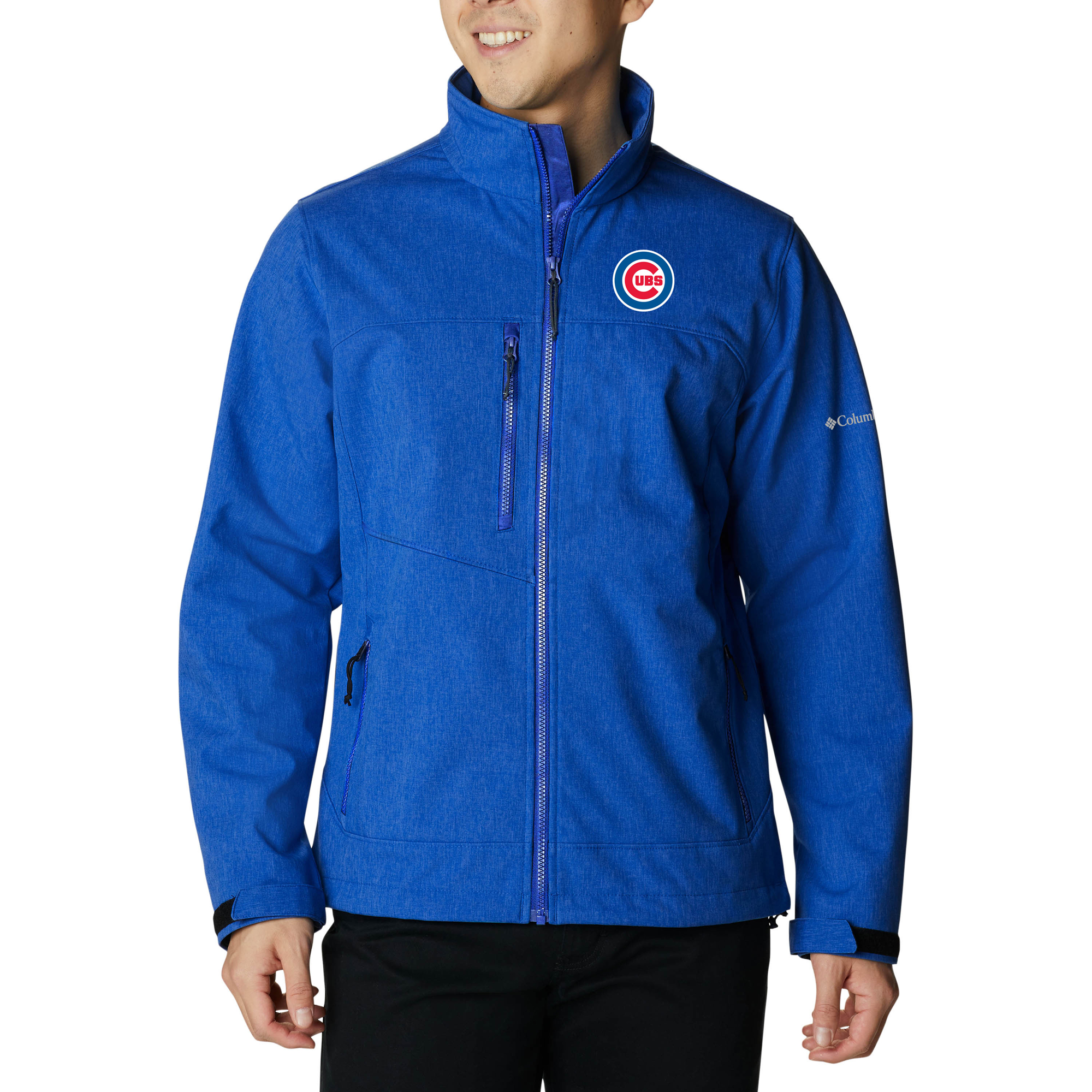 Men’s Columbia  Royal Chicago Cubs Ascender II Full-Zip Jacket