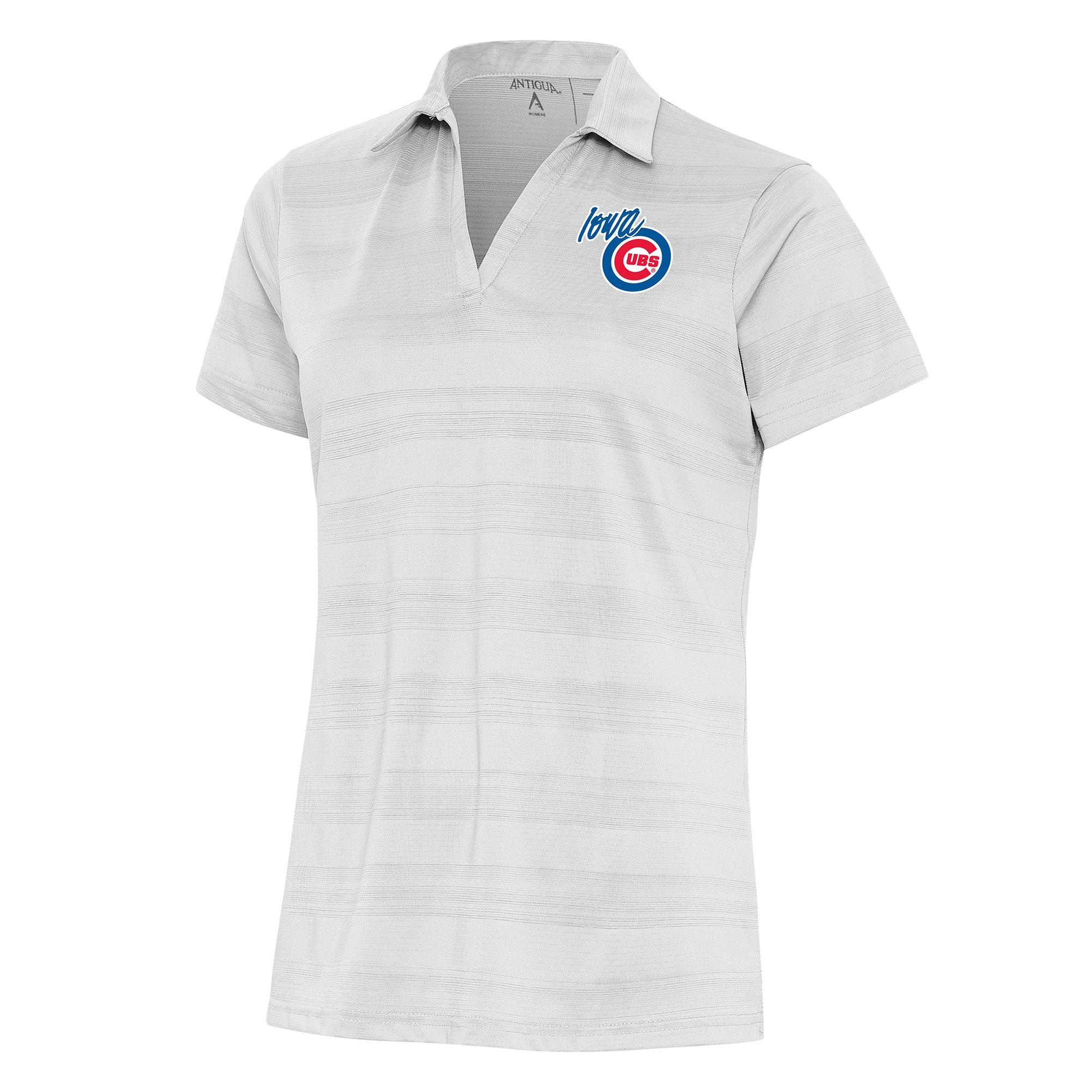 Women’s Antigua White Iowa Cubs Compass Polo