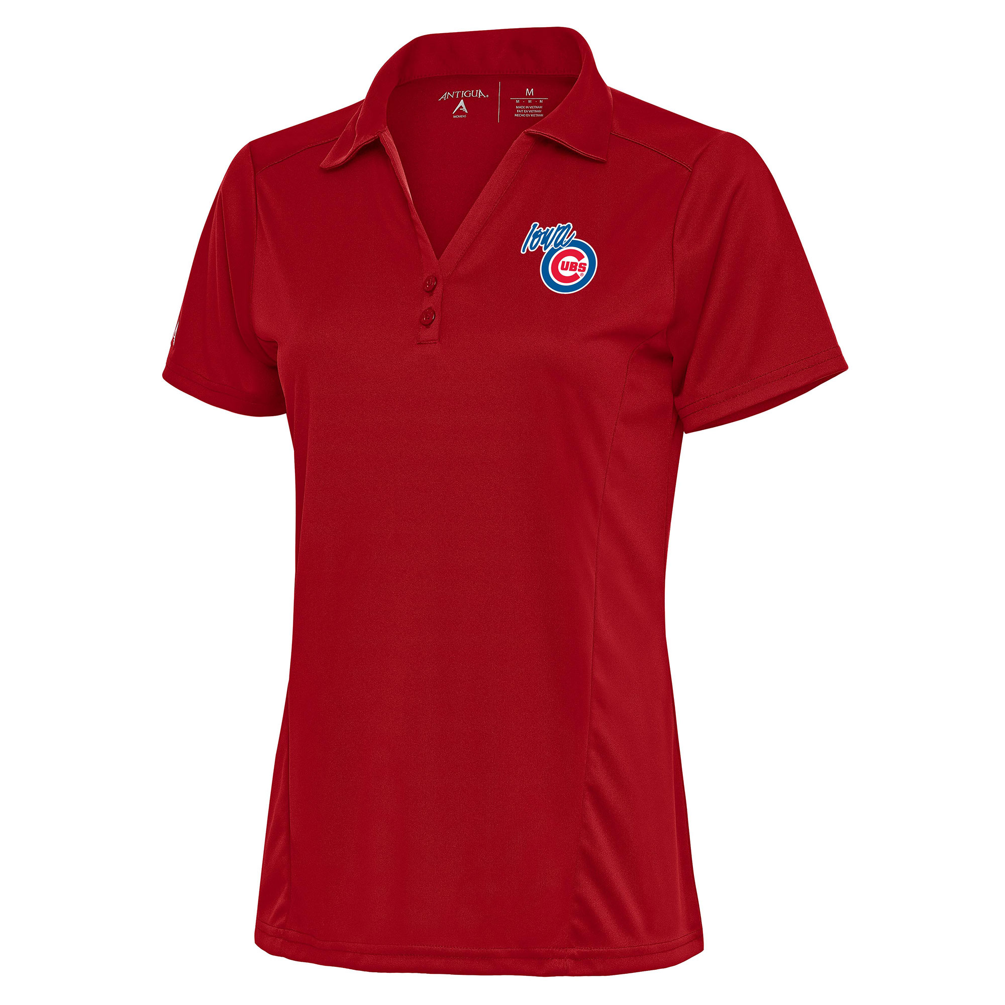 Women’s Antigua Red Iowa Cubs Tribute Polo