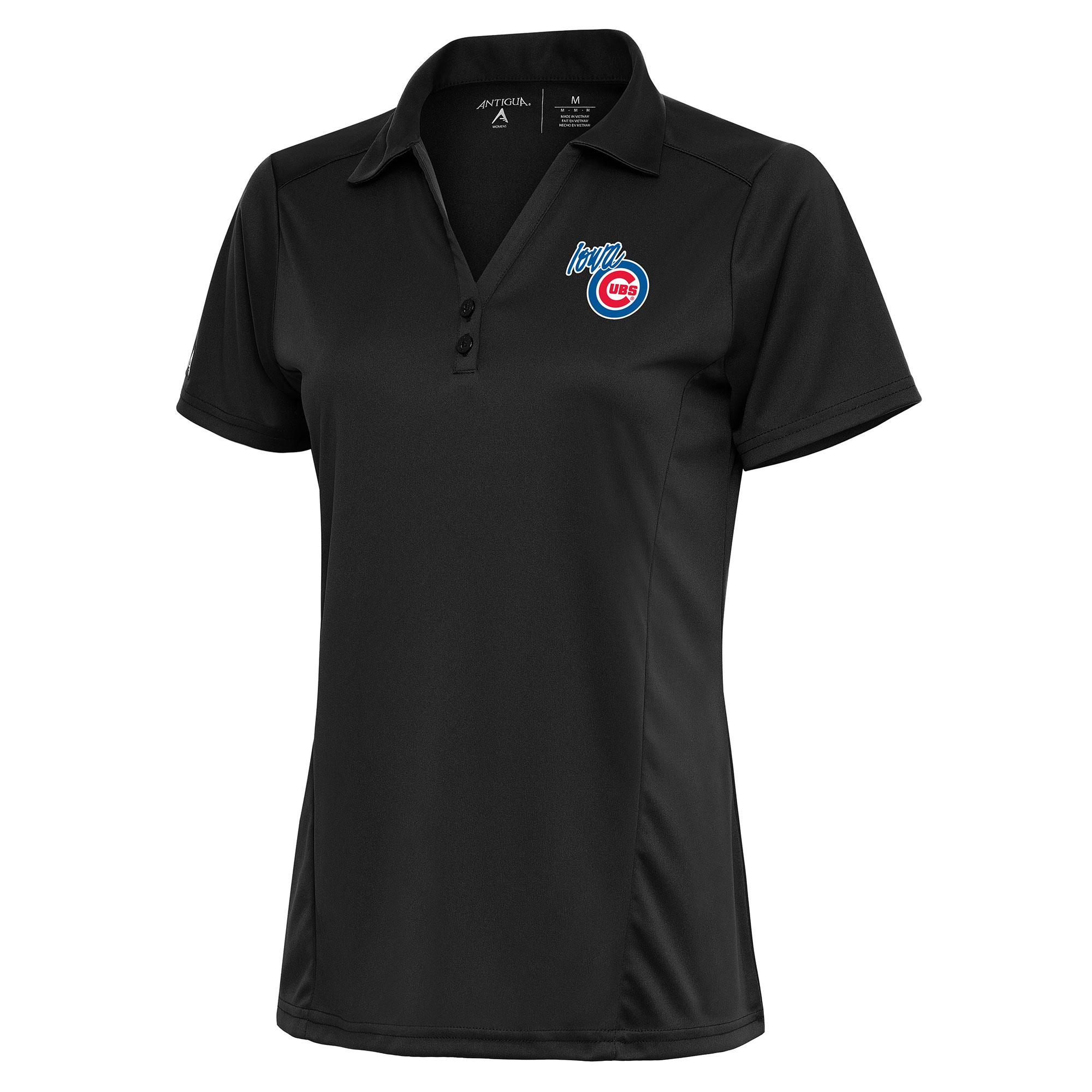 Women’s Antigua Charcoal Iowa Cubs Tribute Polo