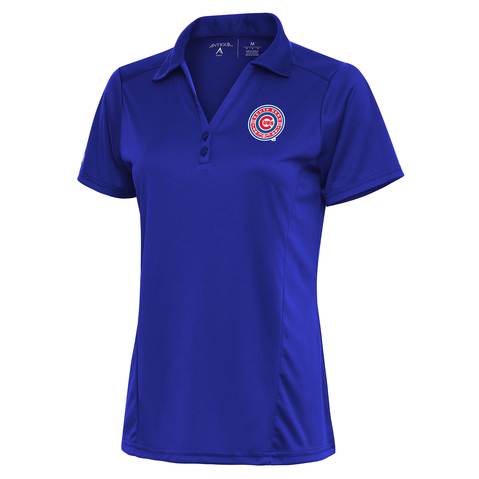 Women’s Antigua Royal South Bend Cubs Tribute Polo
