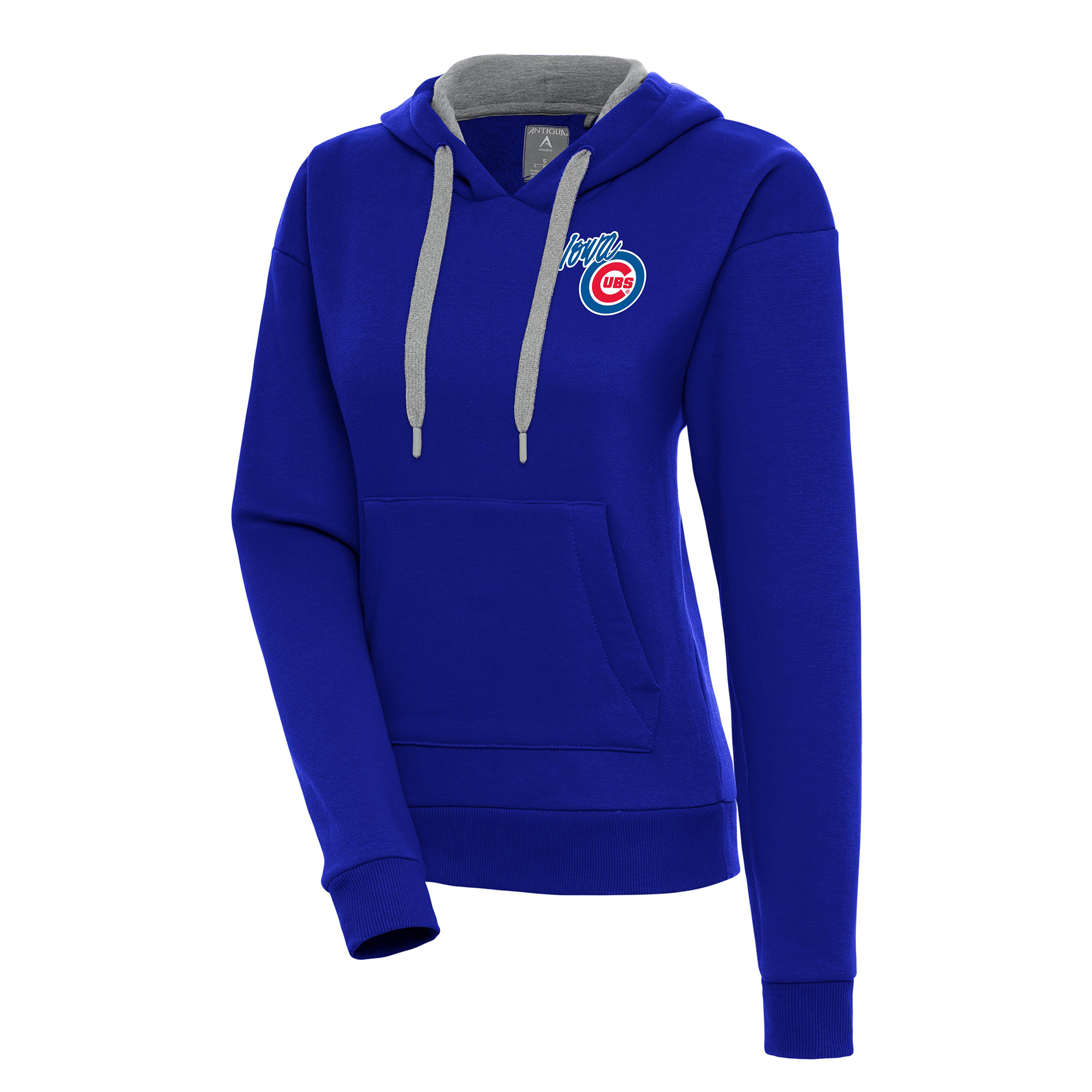 Women’s Antigua Royal Iowa Cubs Victory Pullover Hoodie