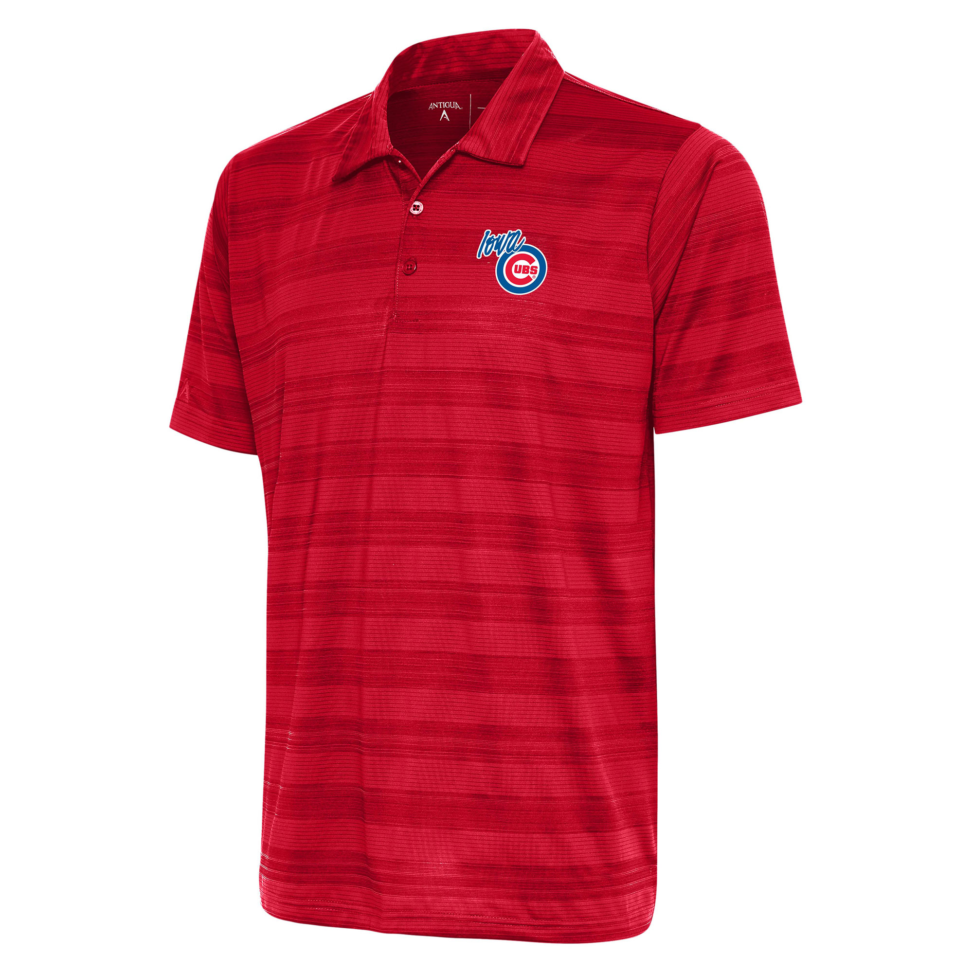 Men’s Antigua Red Iowa Cubs Compass Polo