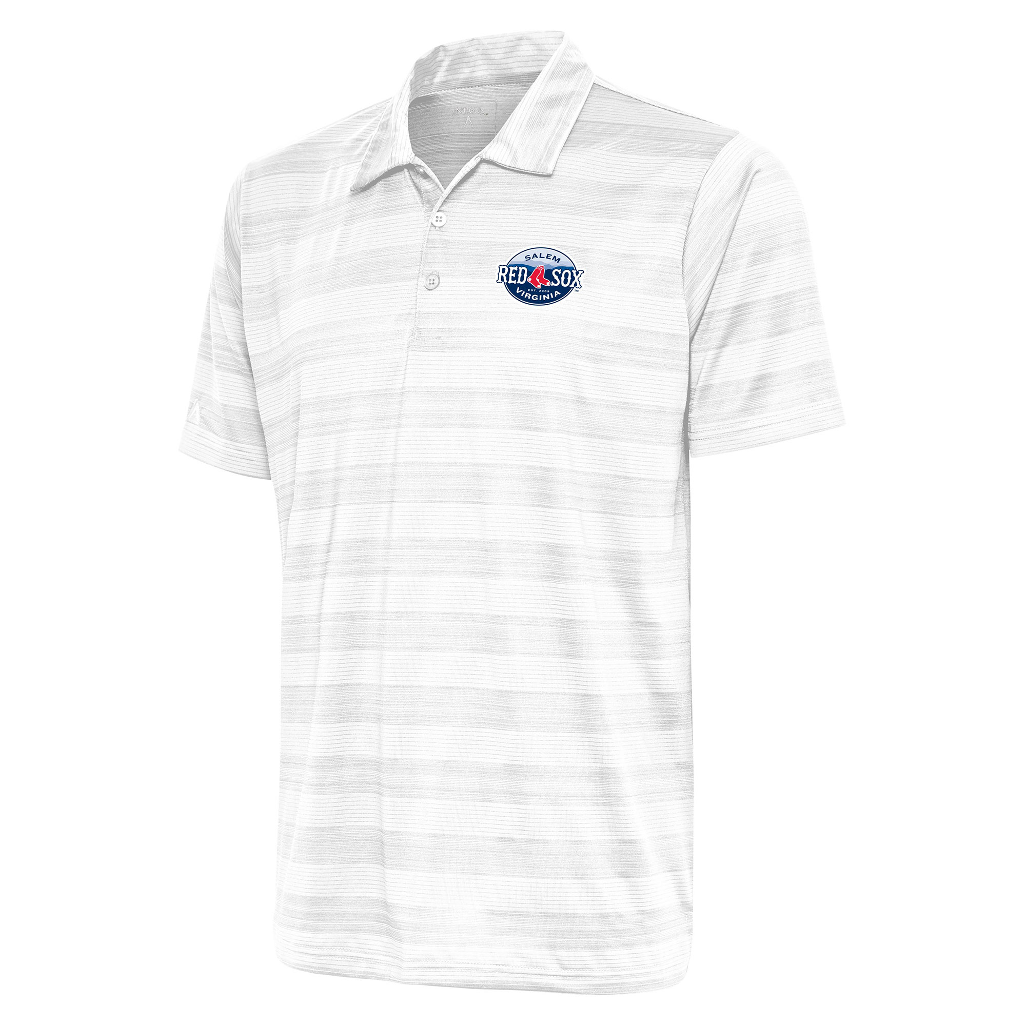 Men’s Antigua White Salem Red Sox Compass Polo