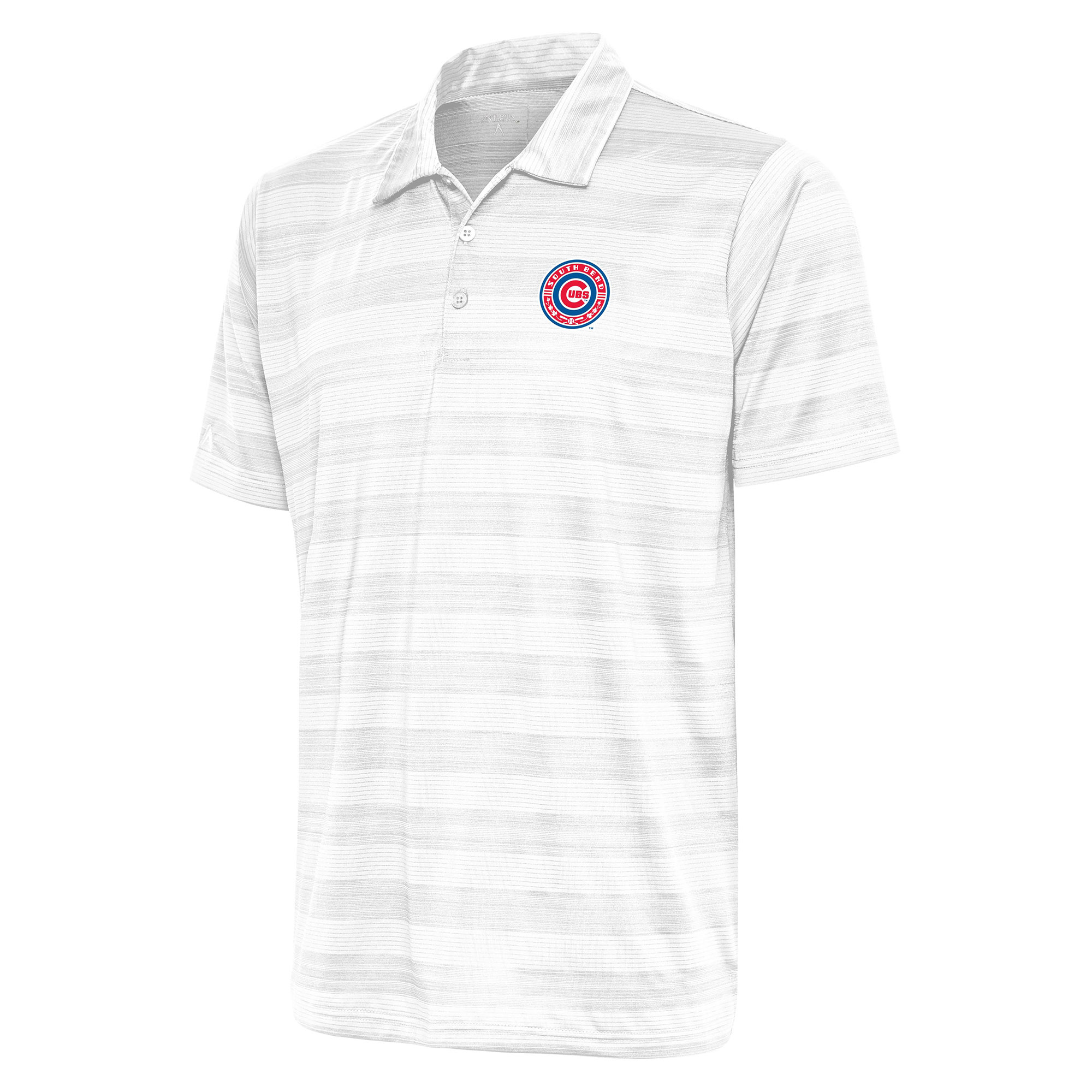 Men’s Antigua White South Bend Cubs Compass Polo