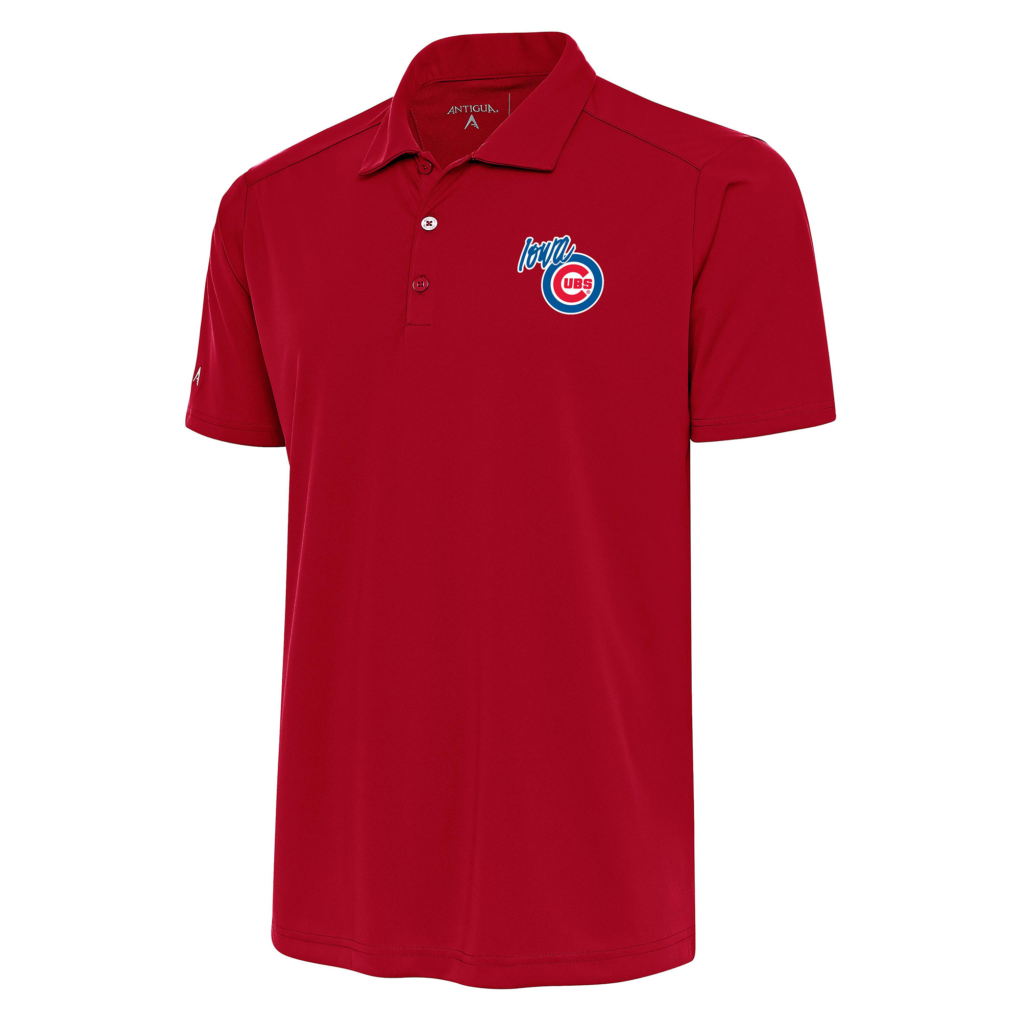 Men’s Antigua Red Iowa Cubs Tribute Polo