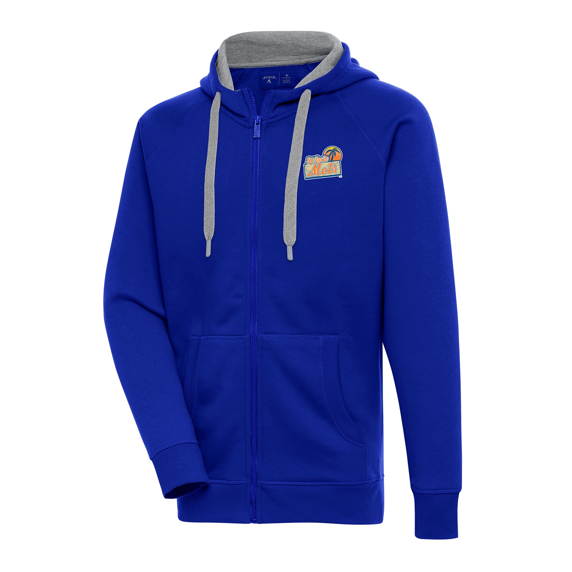 Men’s Antigua  Royal St. Lucie Mets Victory Full-Zip Hoodie