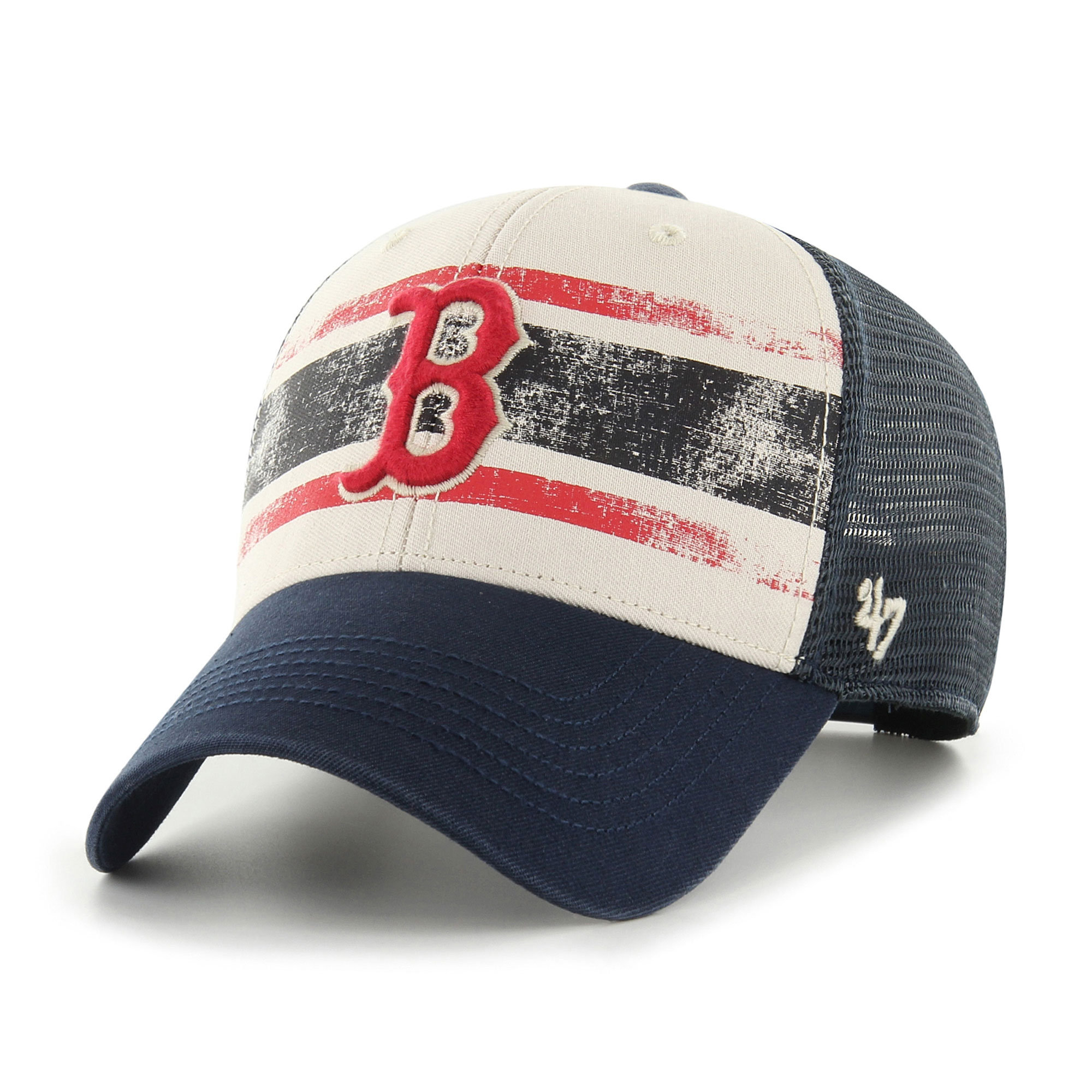 Men’s ’47 Navy Boston Red Sox Breakout MVP Trucker Adjustable Hat
