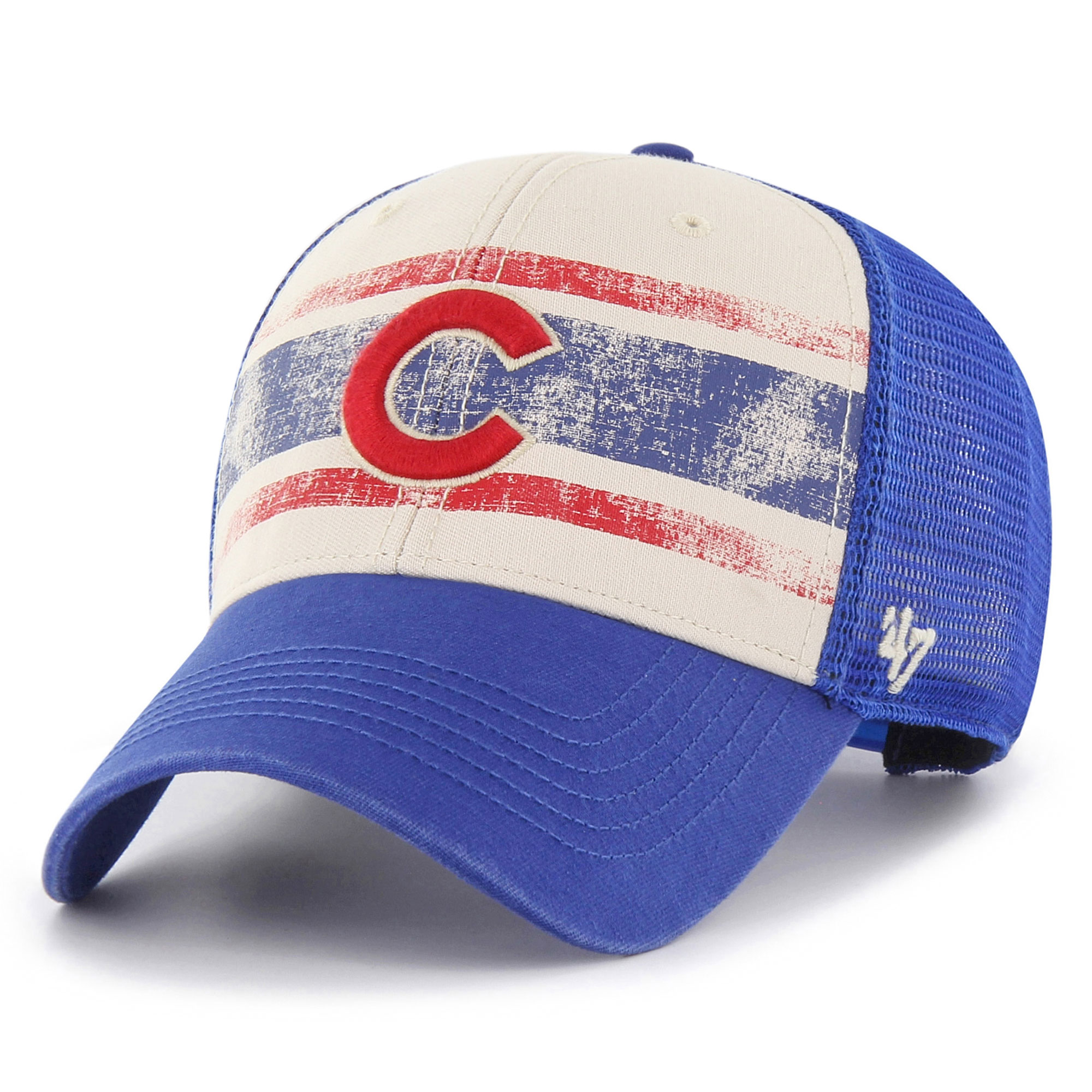 Men’s ’47 Royal Chicago Cubs Breakout MVP Trucker Adjustable Hat