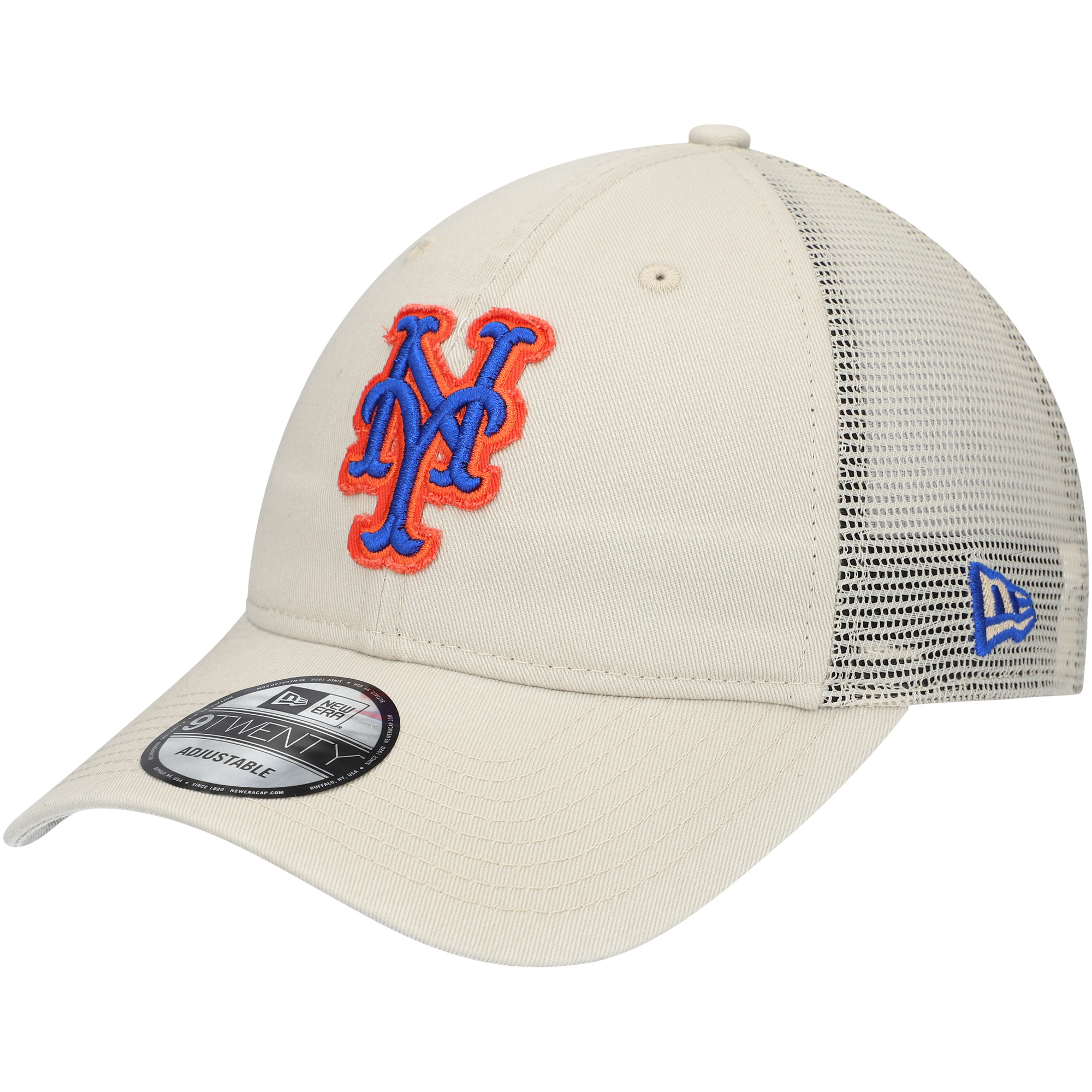 Men’s New Era Stone New York Mets Game Day 9TWENTY Adjustable Trucker Hat