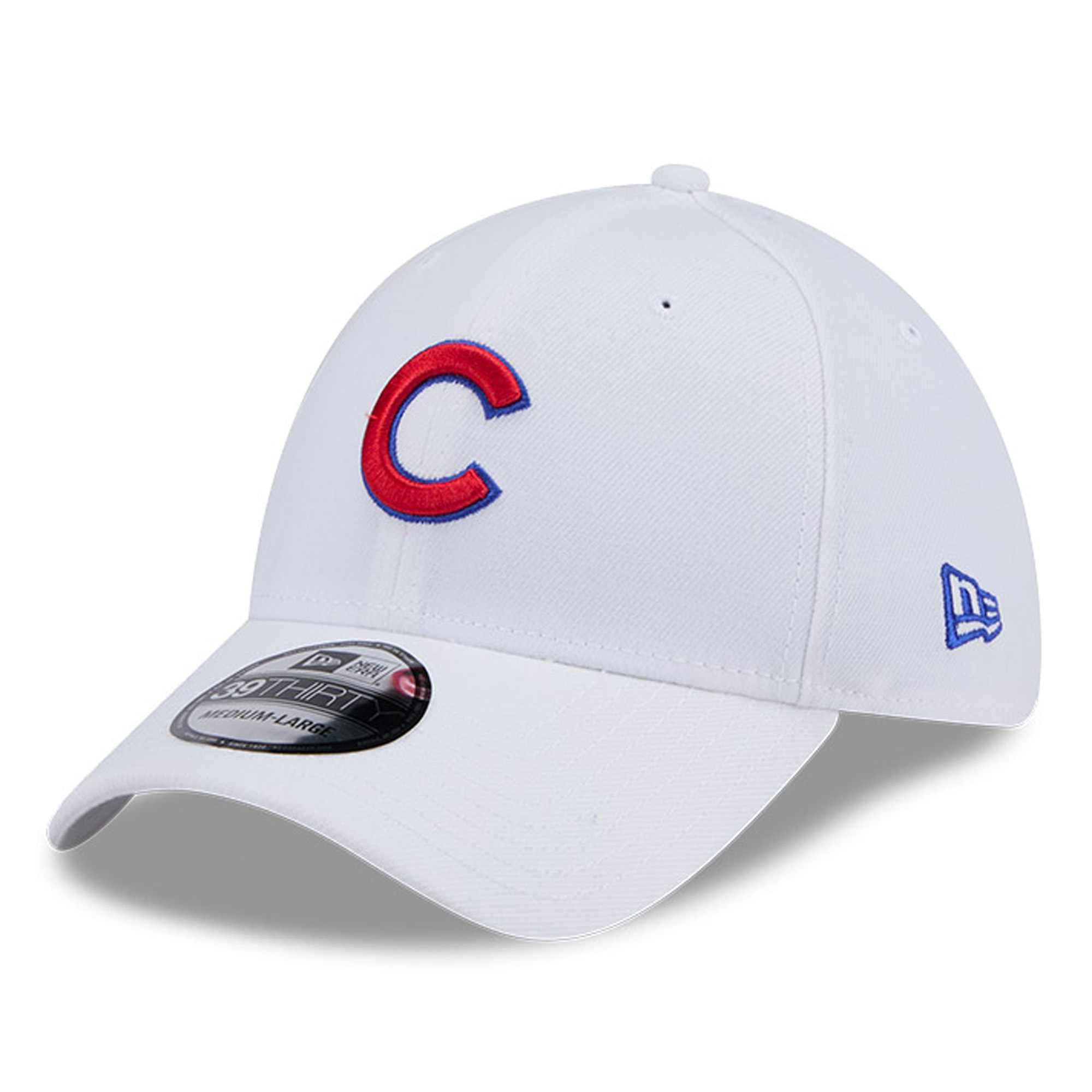 Men’s New Era White Chicago Cubs 39THIRTY Flex Hat