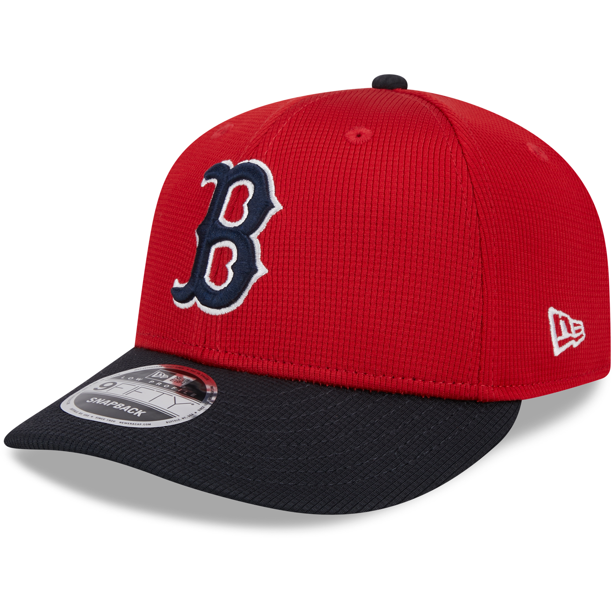 Men’s New Era Red Boston Red Sox 2024 Batting Practice Low Profile 9FIFTY Snapback Hat