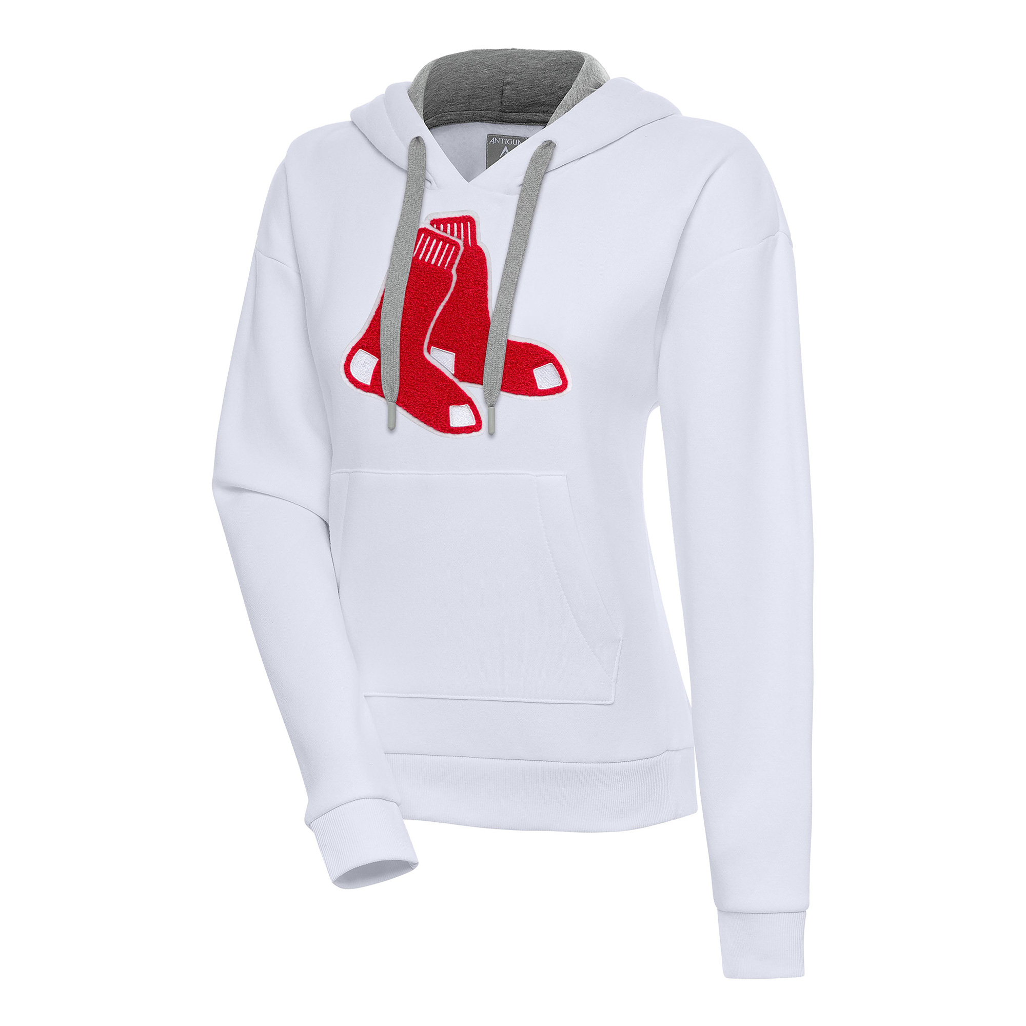 Women’s Antigua White Boston Red Sox Victory Pullover Hoodie