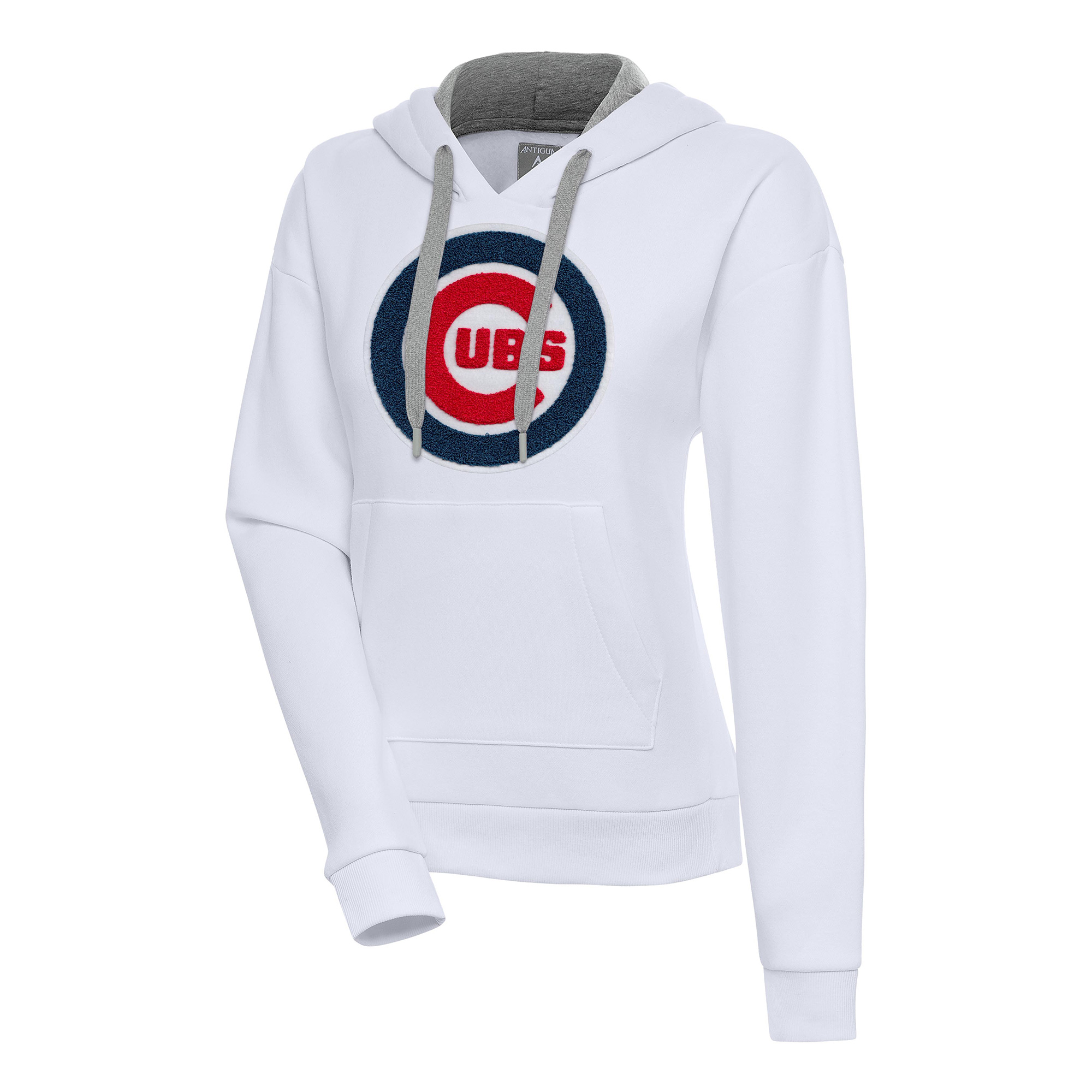 Women’s Antigua White Chicago Cubs Victory Pullover Hoodie