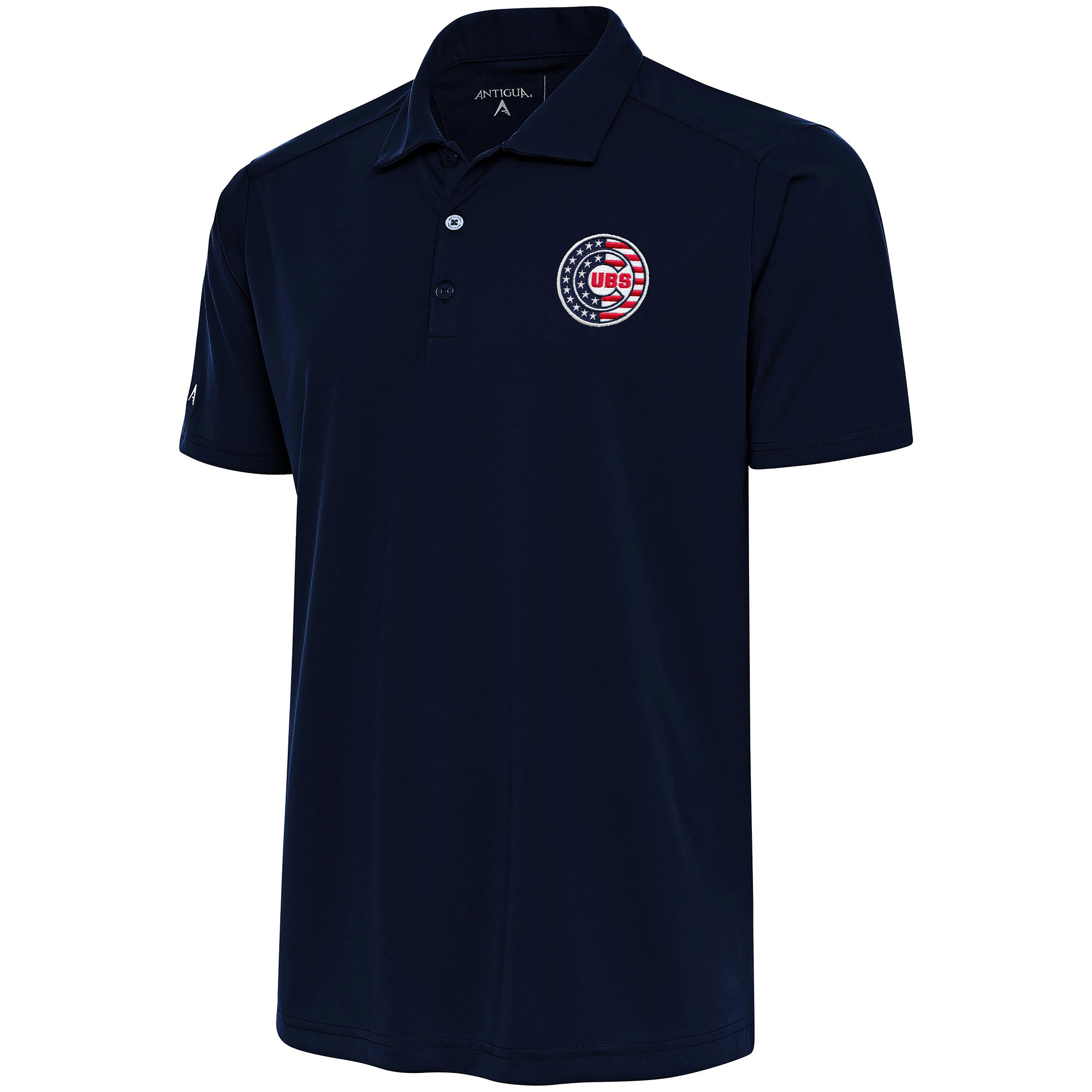 Men’s Antigua Navy Chicago Cubs Patriotic Tribute Polo