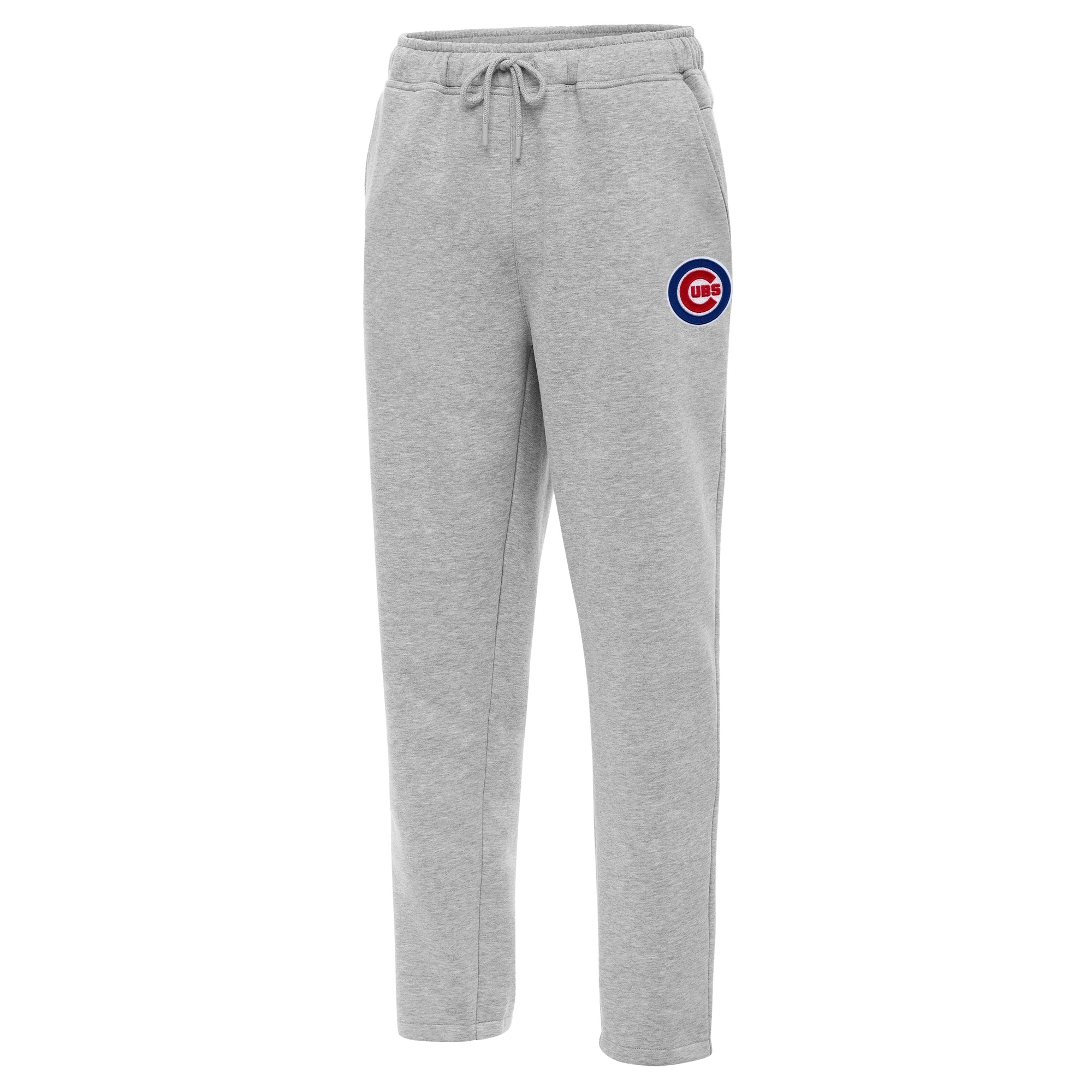 Men’s Antigua  Heather Gray Chicago Cubs Victory Jogger Pants