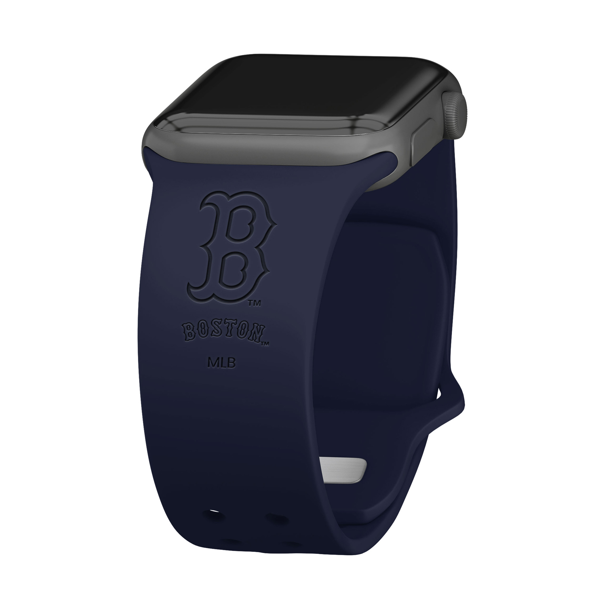 Boston Red Sox Debossed Silicone Apple Watch Band