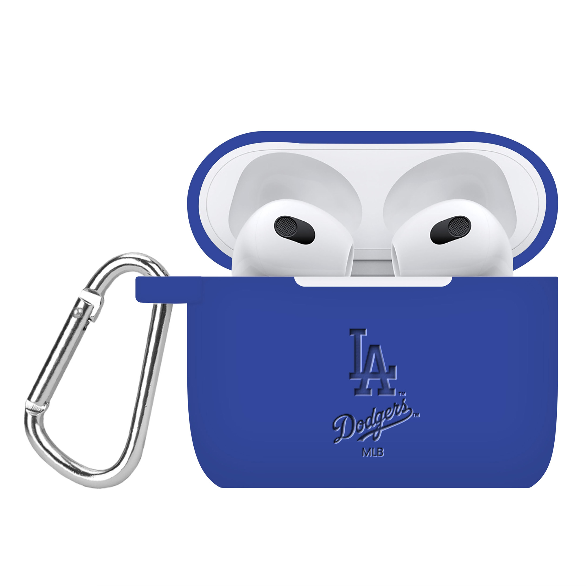 Los Angeles Dodgers Debossed Silicone AirPods Gen Three Case Cover