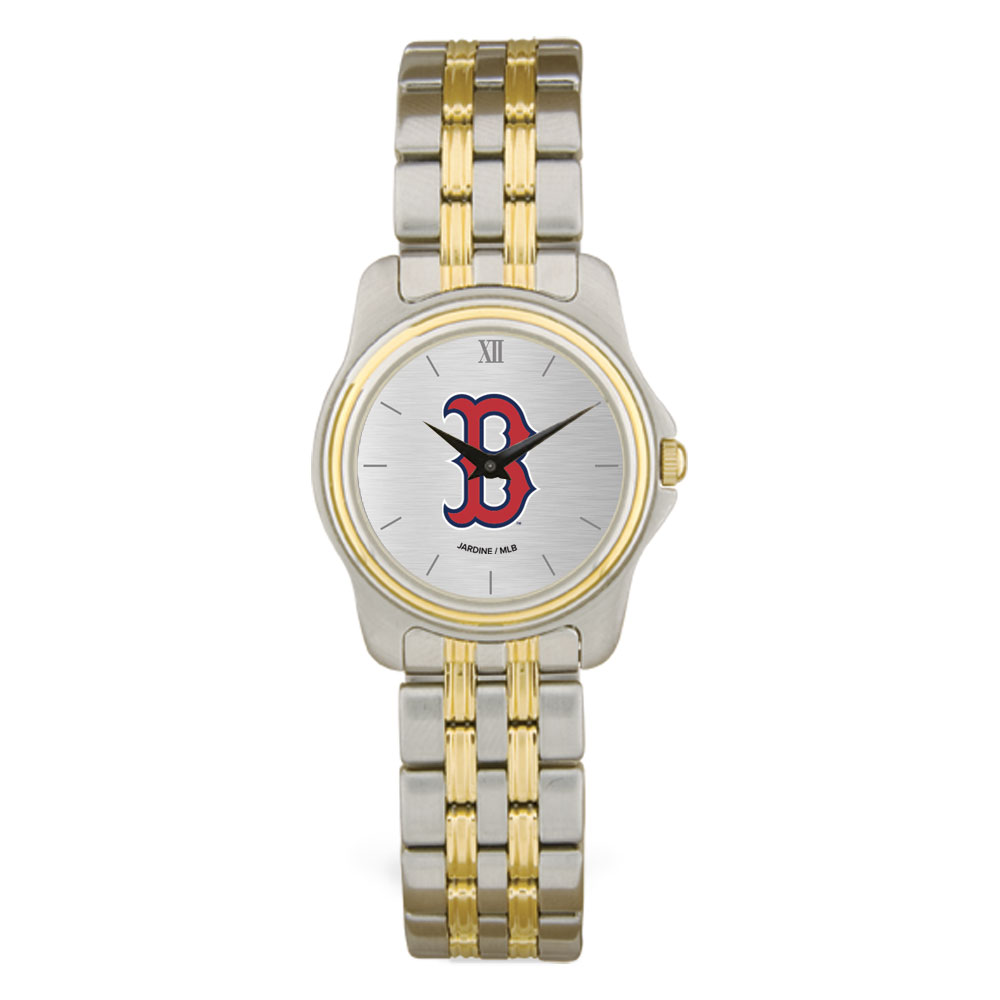 Women’s Boston Red Sox Silver Dial Two-Tone Wristwatch