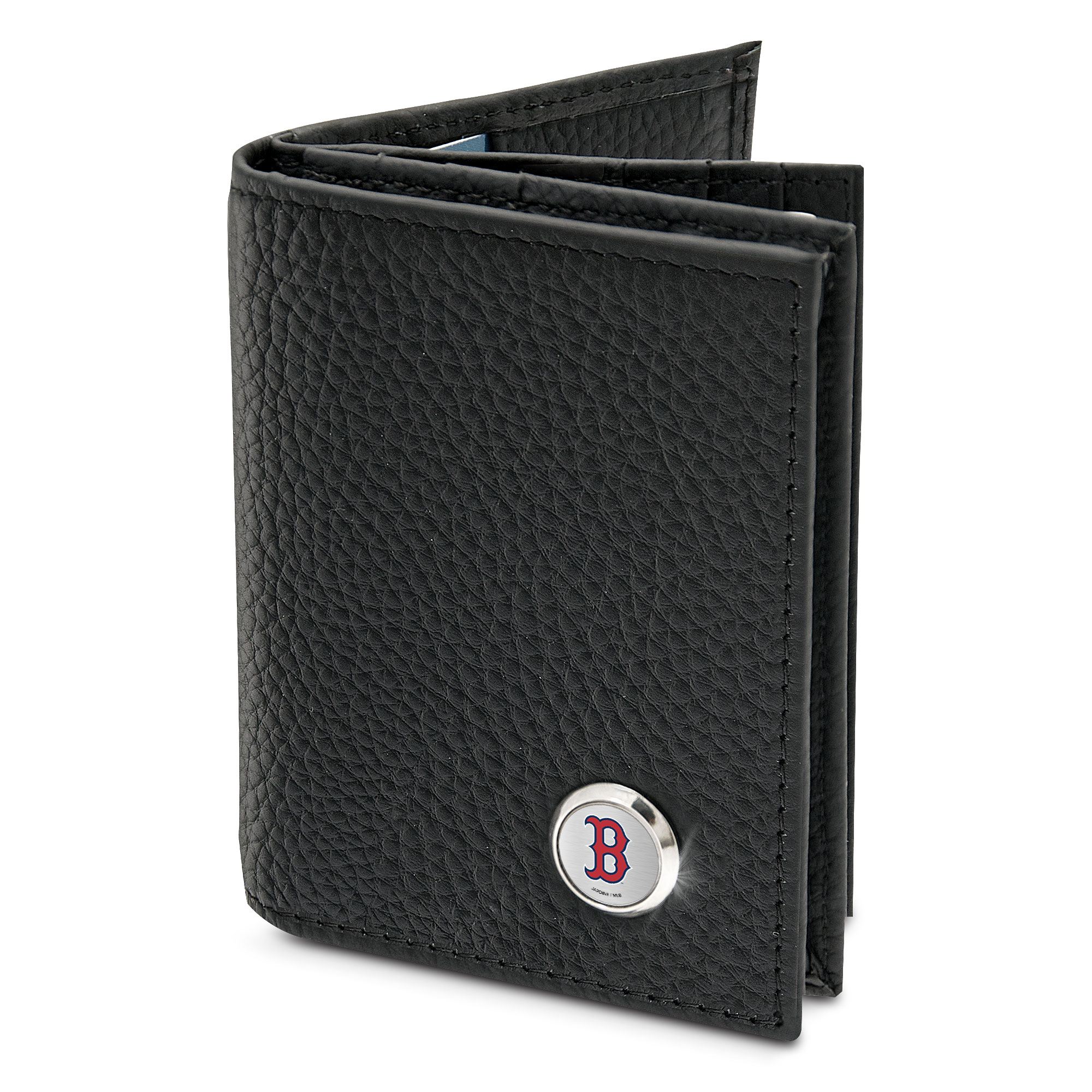 Men’s  Black Boston Red Sox Business Card Wallet