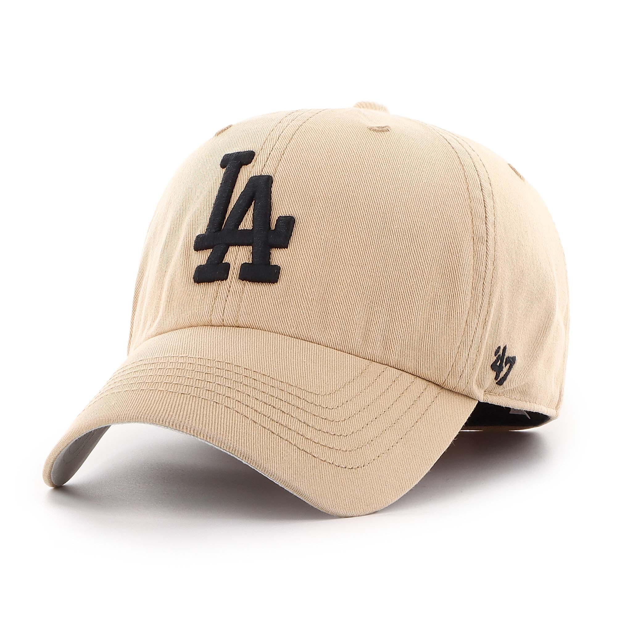 Men’s ’47 Khaki Los Angeles Dodgers Dusted Franchise Fitted Hat