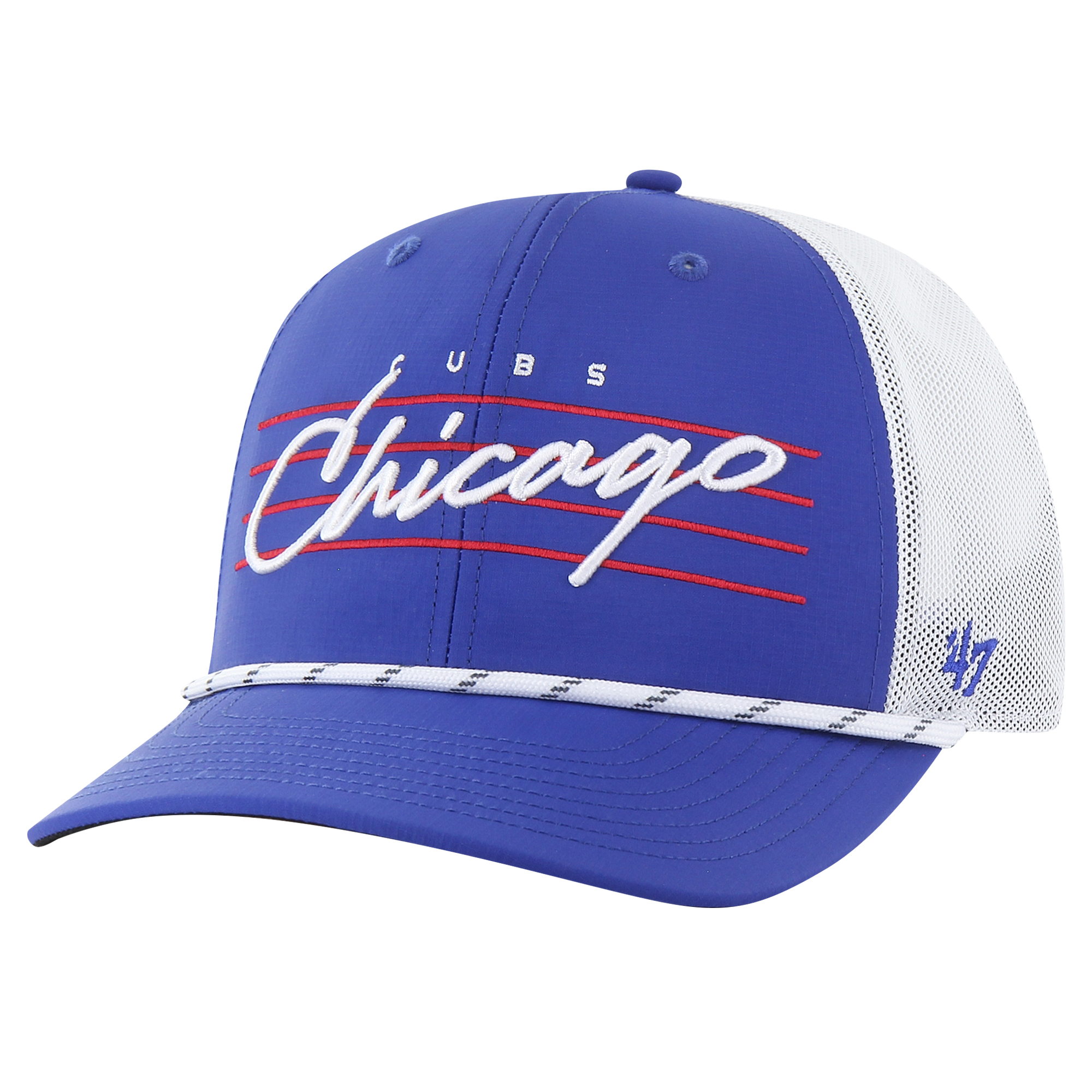 Men’s ’47 Royal Chicago Cubs Downburst Trucker Adjustable Hat