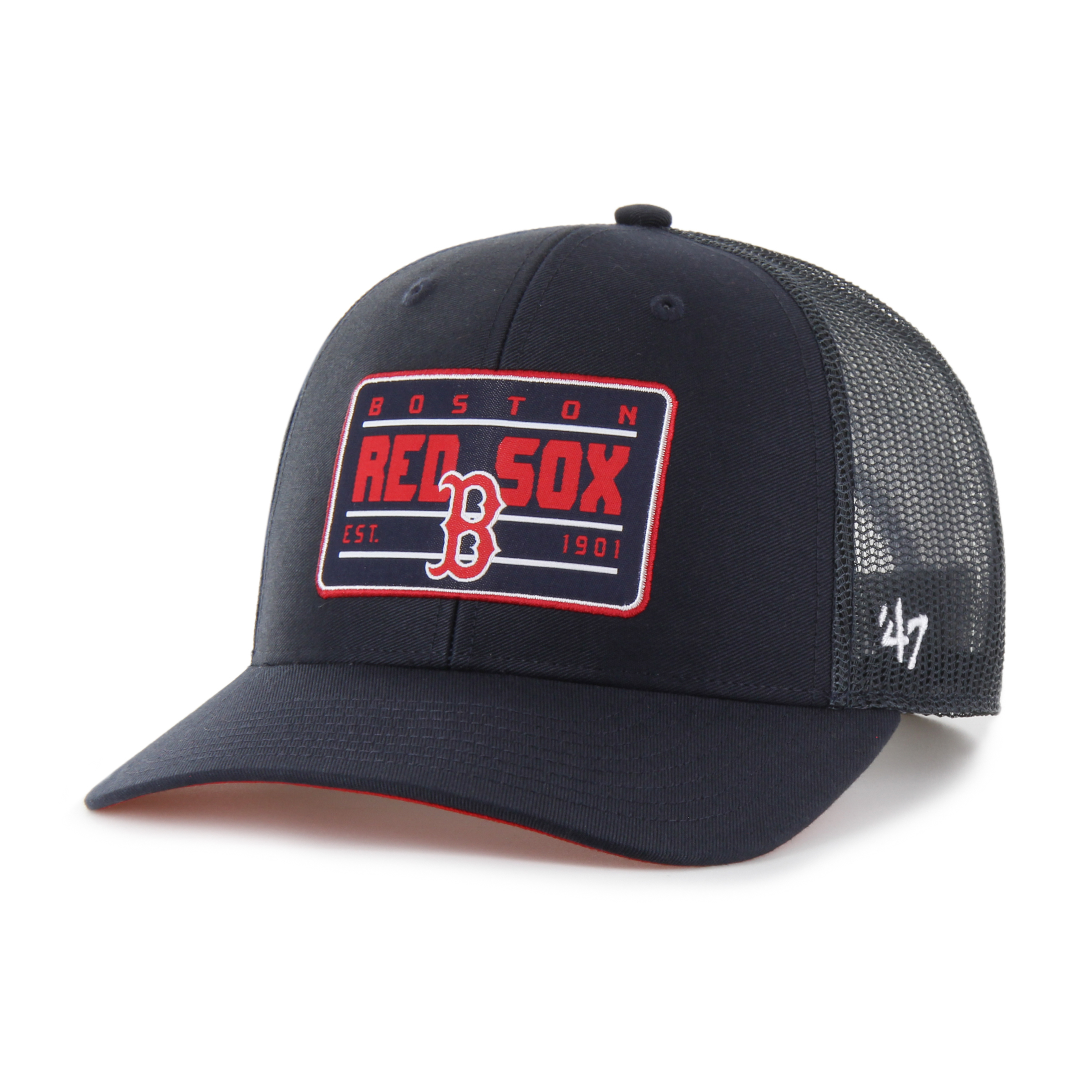Men’s ’47 Navy Boston Red Sox Hardline Trucker Adjustable Hat