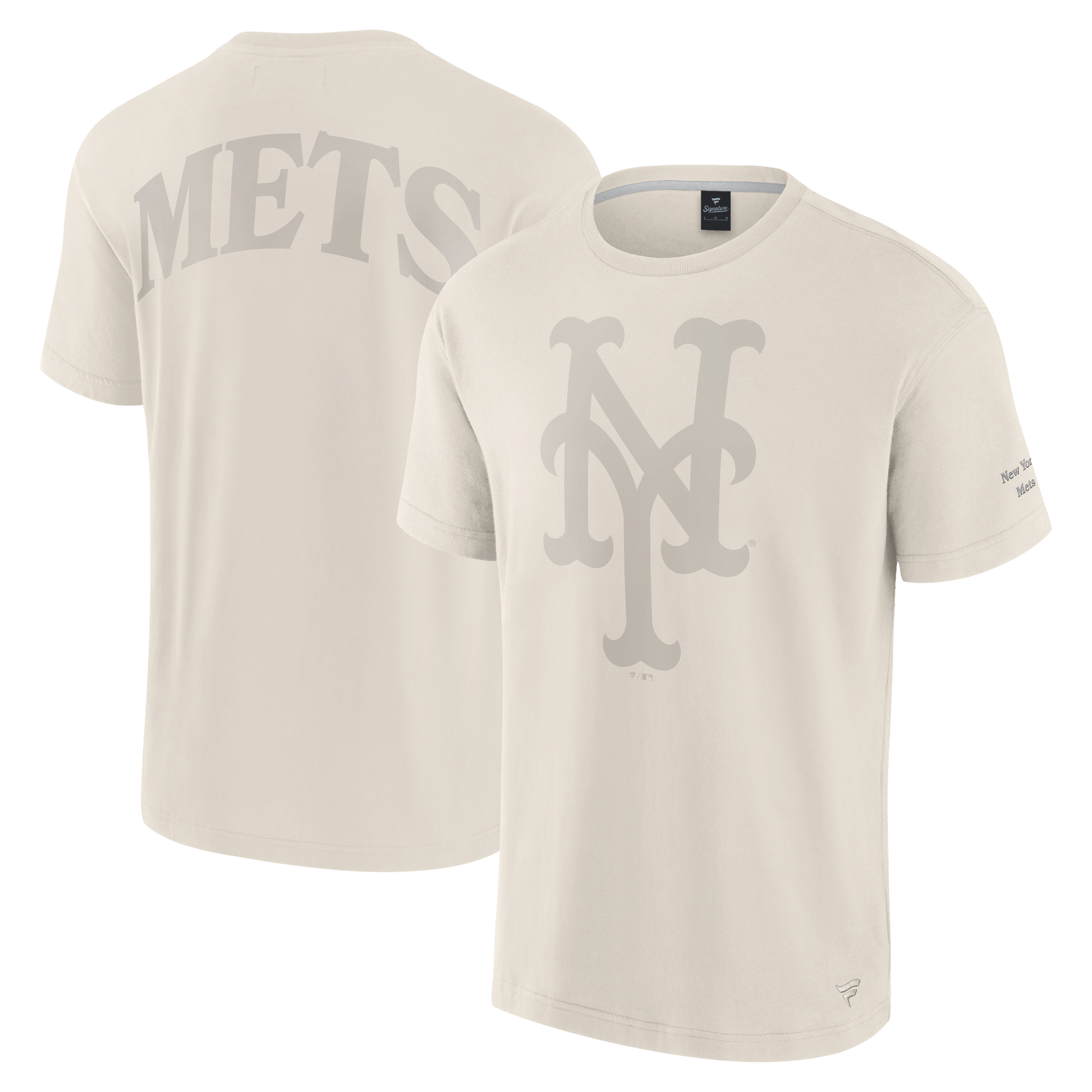 Men’s Fanatics Cream New York Mets Elements Iconic T-Shirt