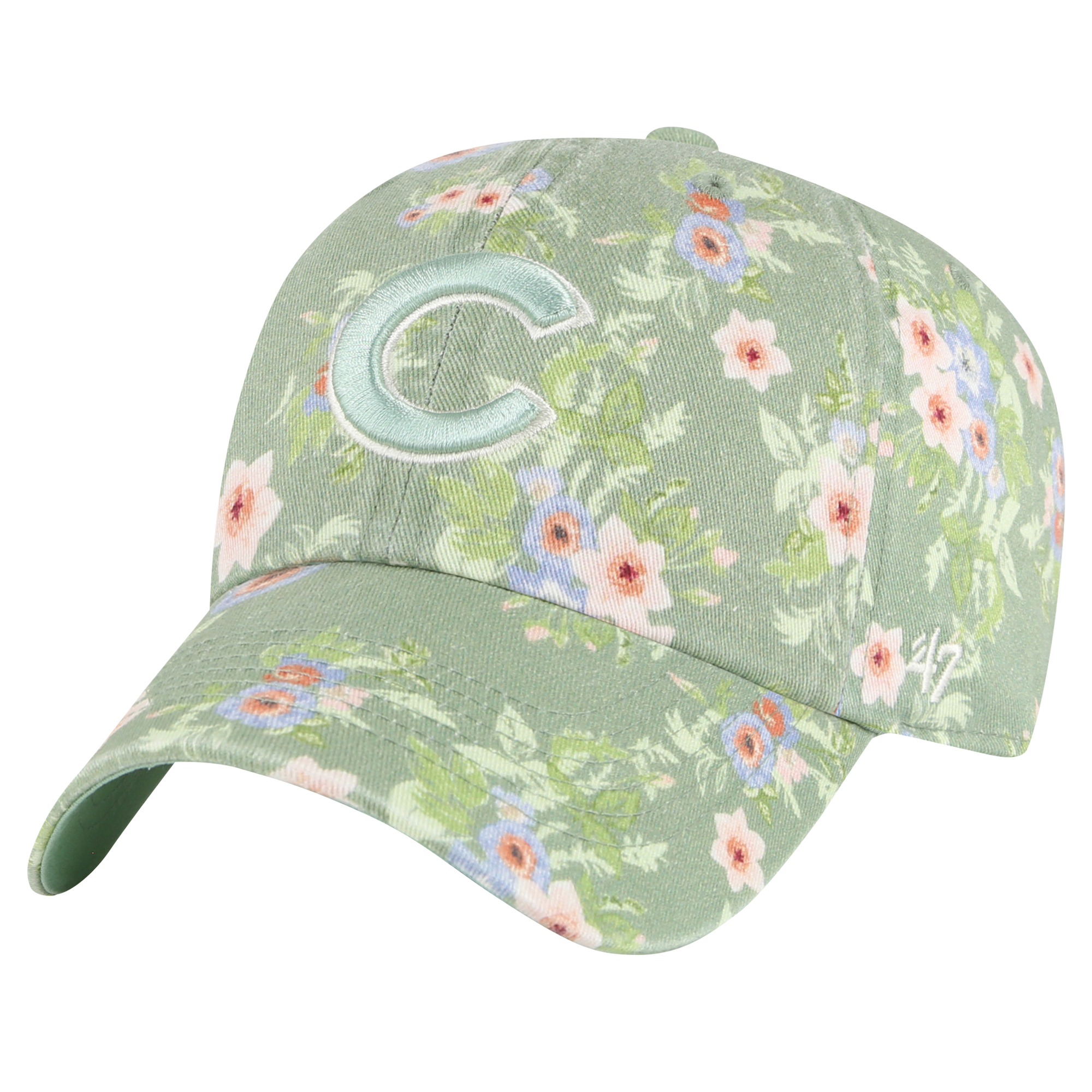 Women’s ’47 Green Chicago Cubs Meadow Garden Clean Up Adjustable Hat