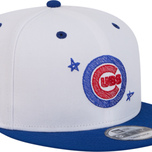 Men’s New Era White Chicago Cubs Official Doodles 9FIFTY Snapback Hat