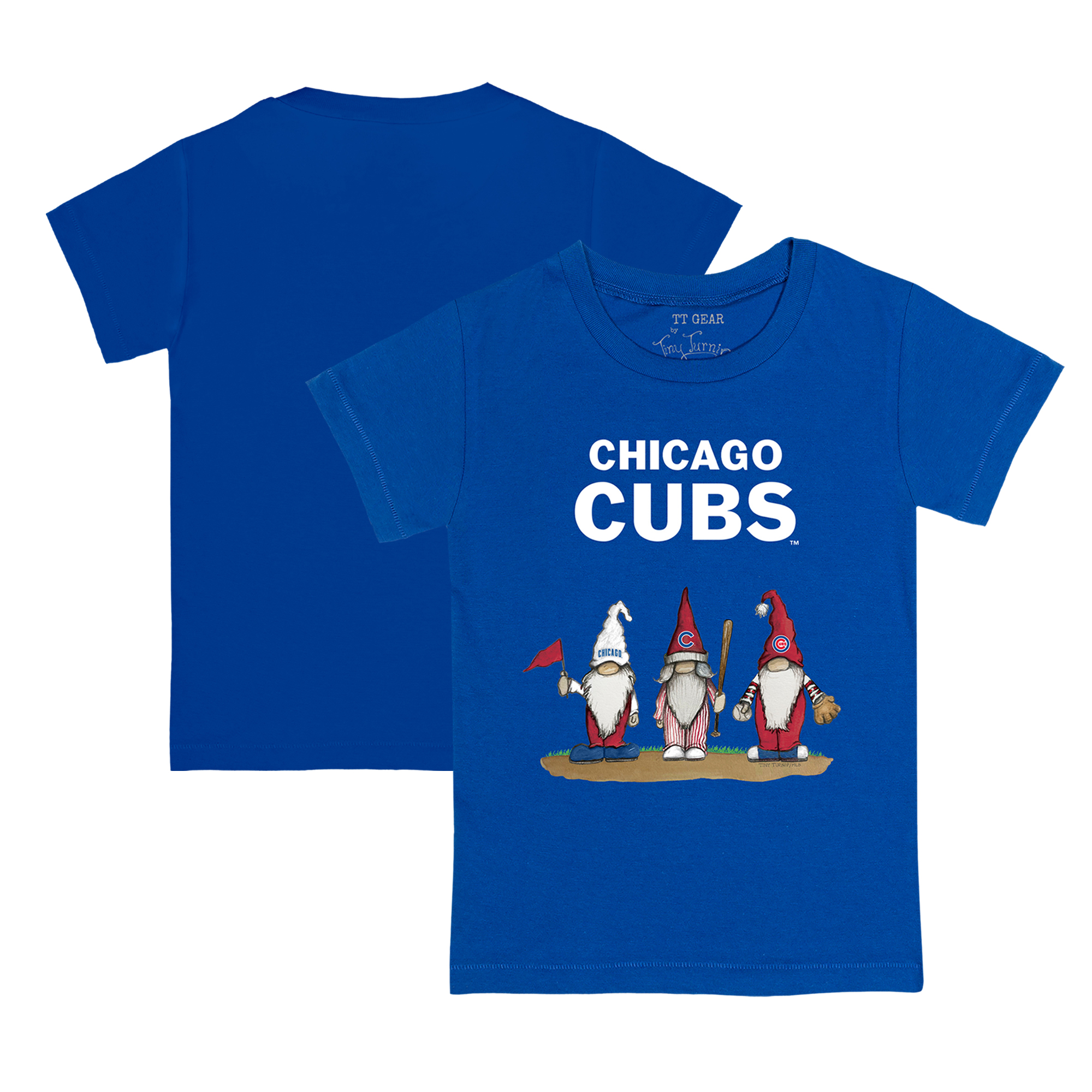 Youth Tiny Turnip Royal Chicago Cubs Gnomes T-Shirt