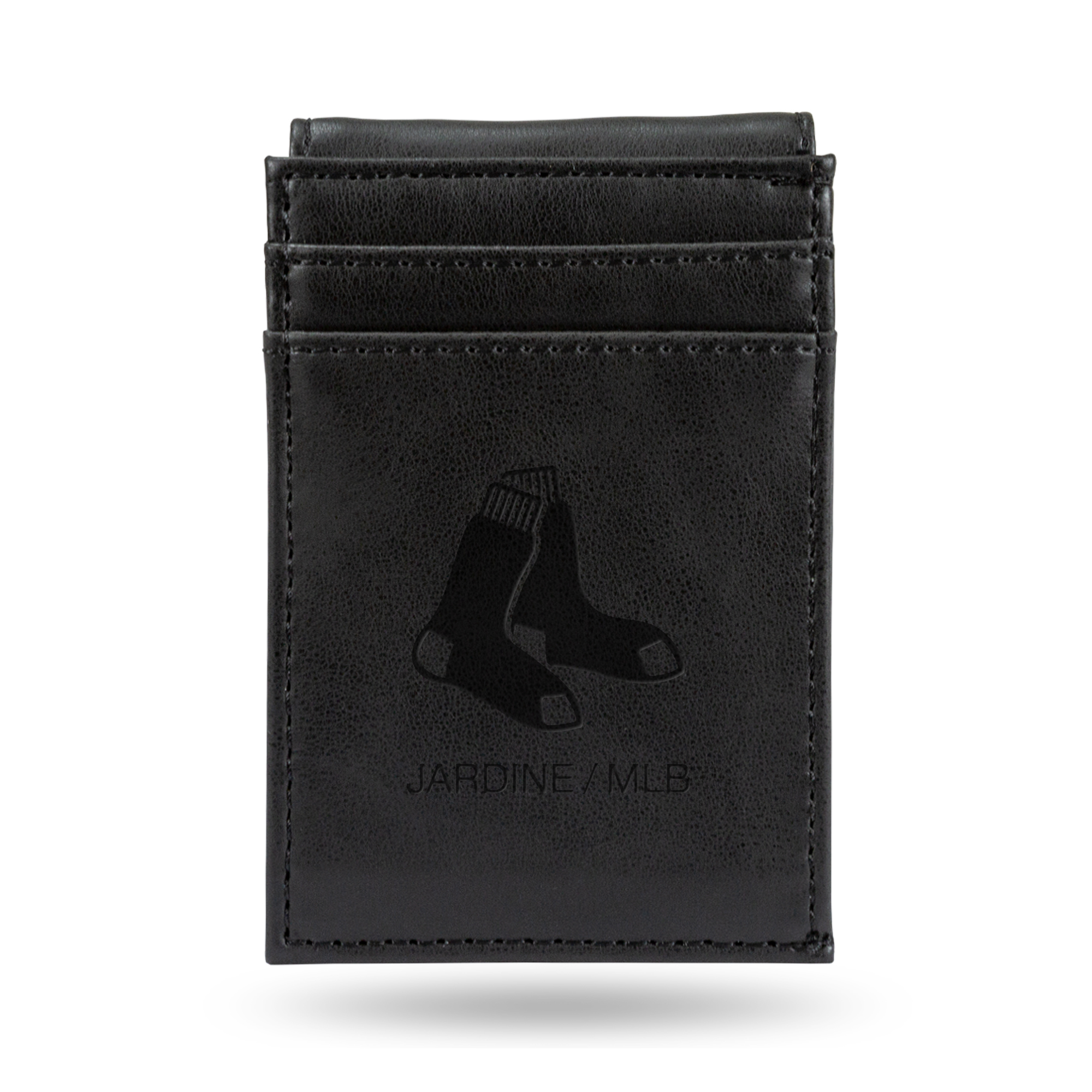 Black Boston Red Sox Front Pocket Wallet