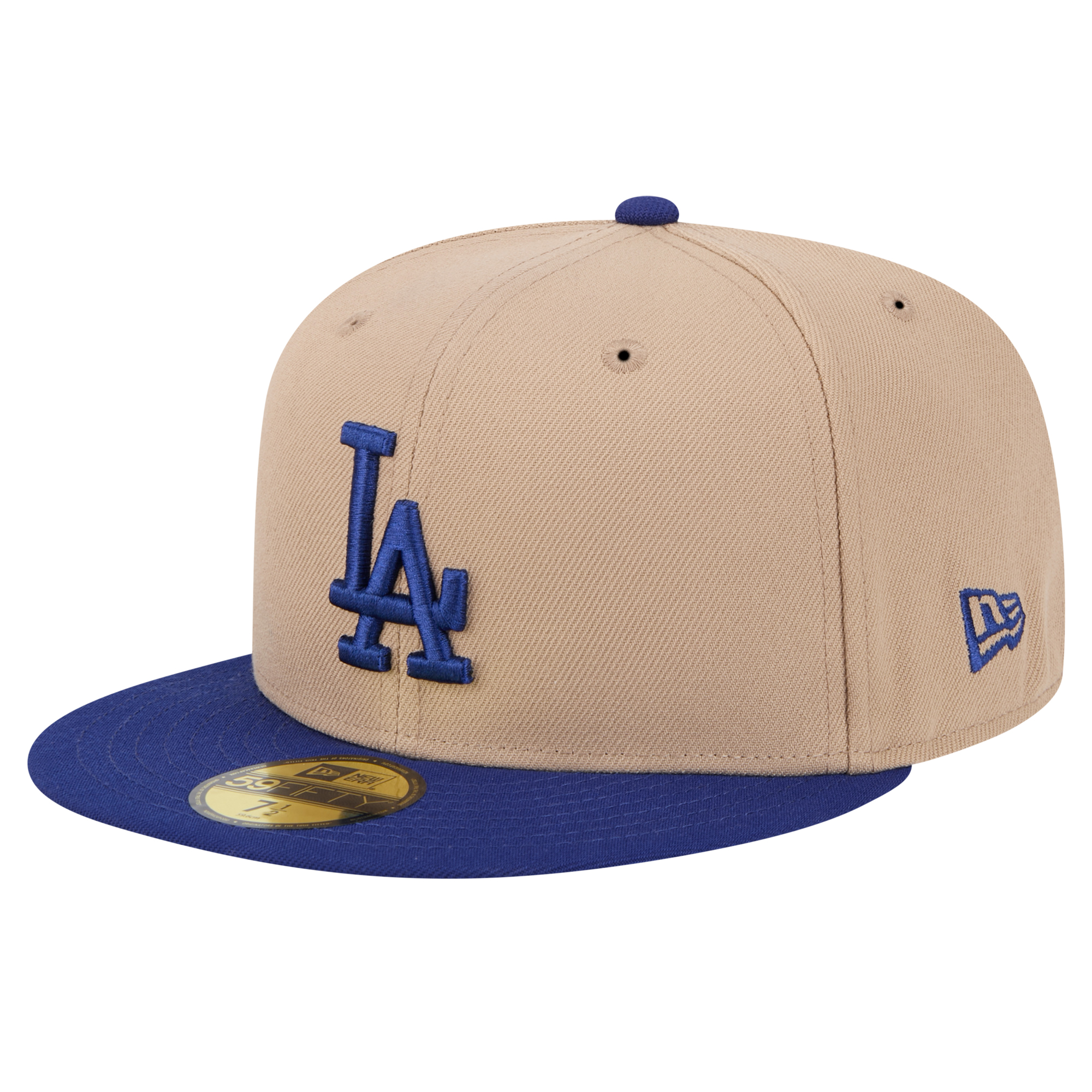 Men’s New Era Khaki Los Angeles Dodgers 59FIFTY Fitted Hat