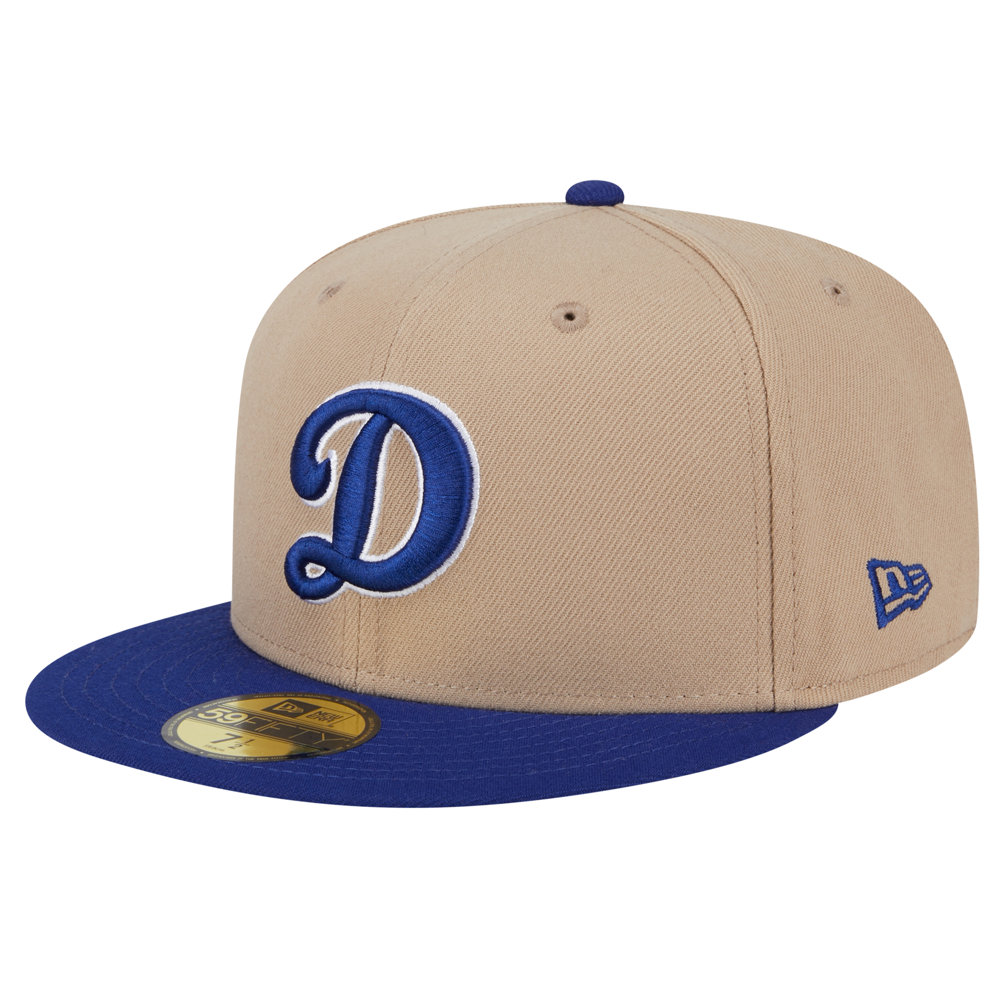 Men’s New Era Khaki Los Angeles Dodgers 59FIFTY Fitted Hat