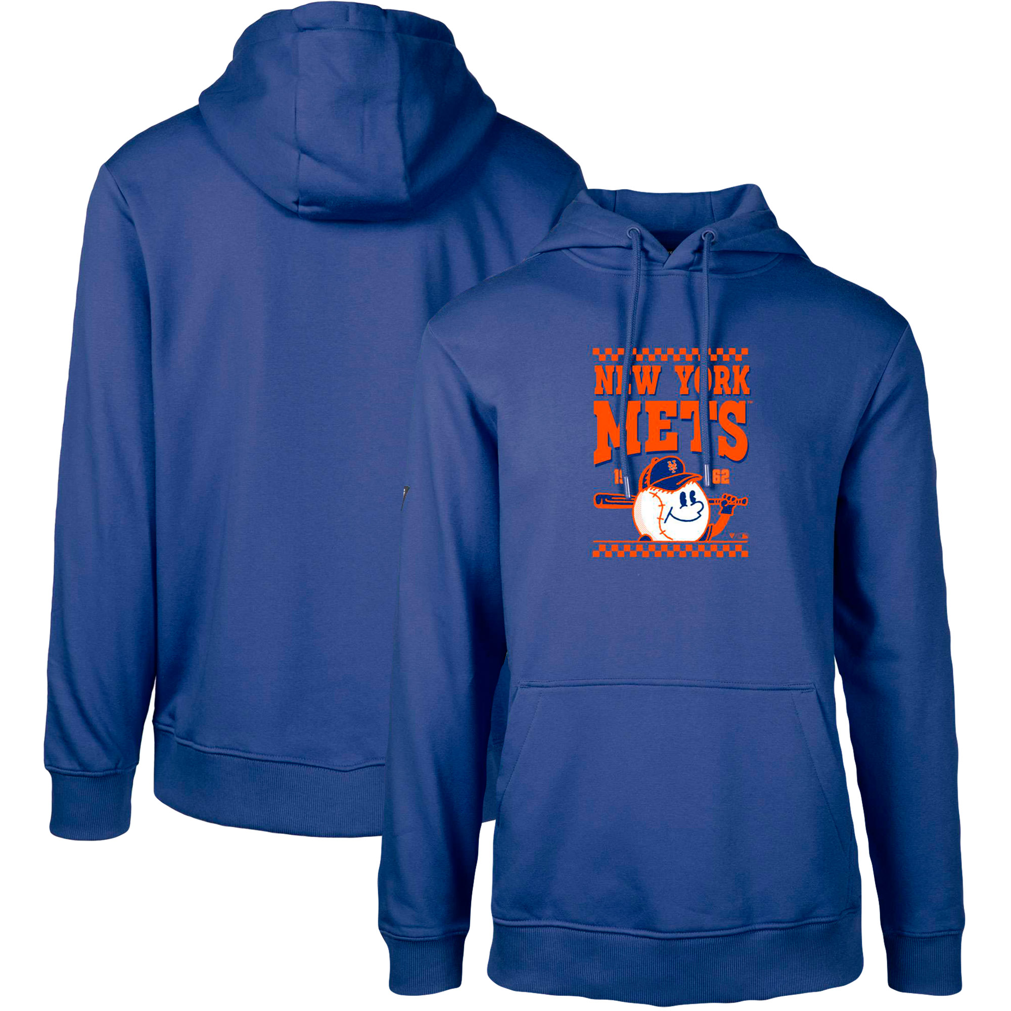 Men’s Levelwear  Royal New York Mets  Podium Inaugural Pullover Hoodie