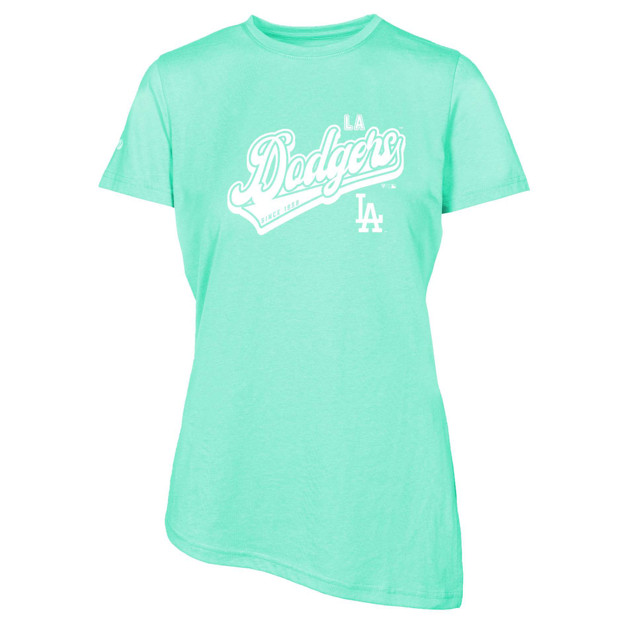 Women’s Levelwear  Mint Los Angeles Dodgers  Birch Sweep T-Shirt