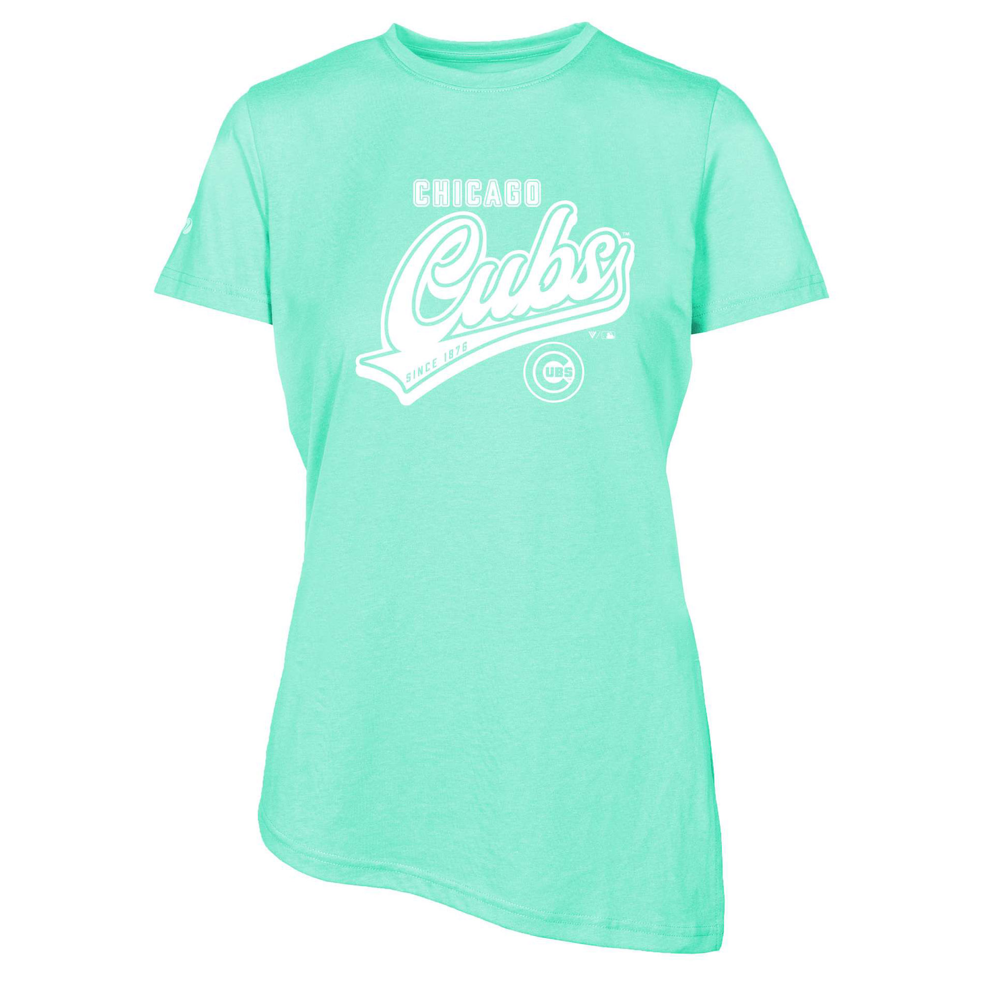 Women’s Levelwear  Mint Chicago Cubs  Birch Sweep T-Shirt
