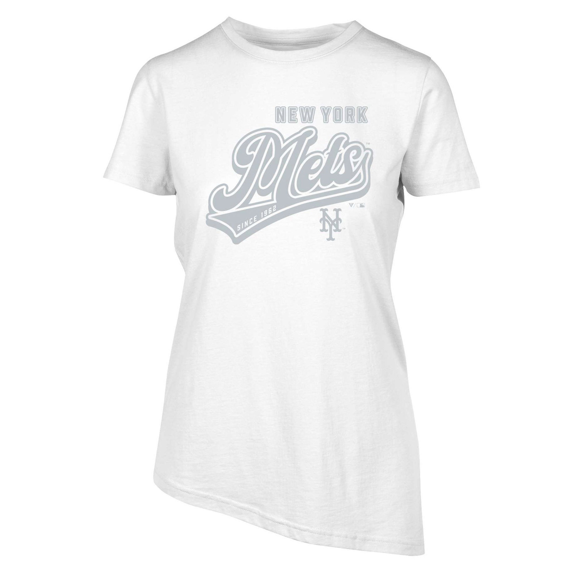 Women’s Levelwear  White New York Mets  Birch Sweep T-Shirt