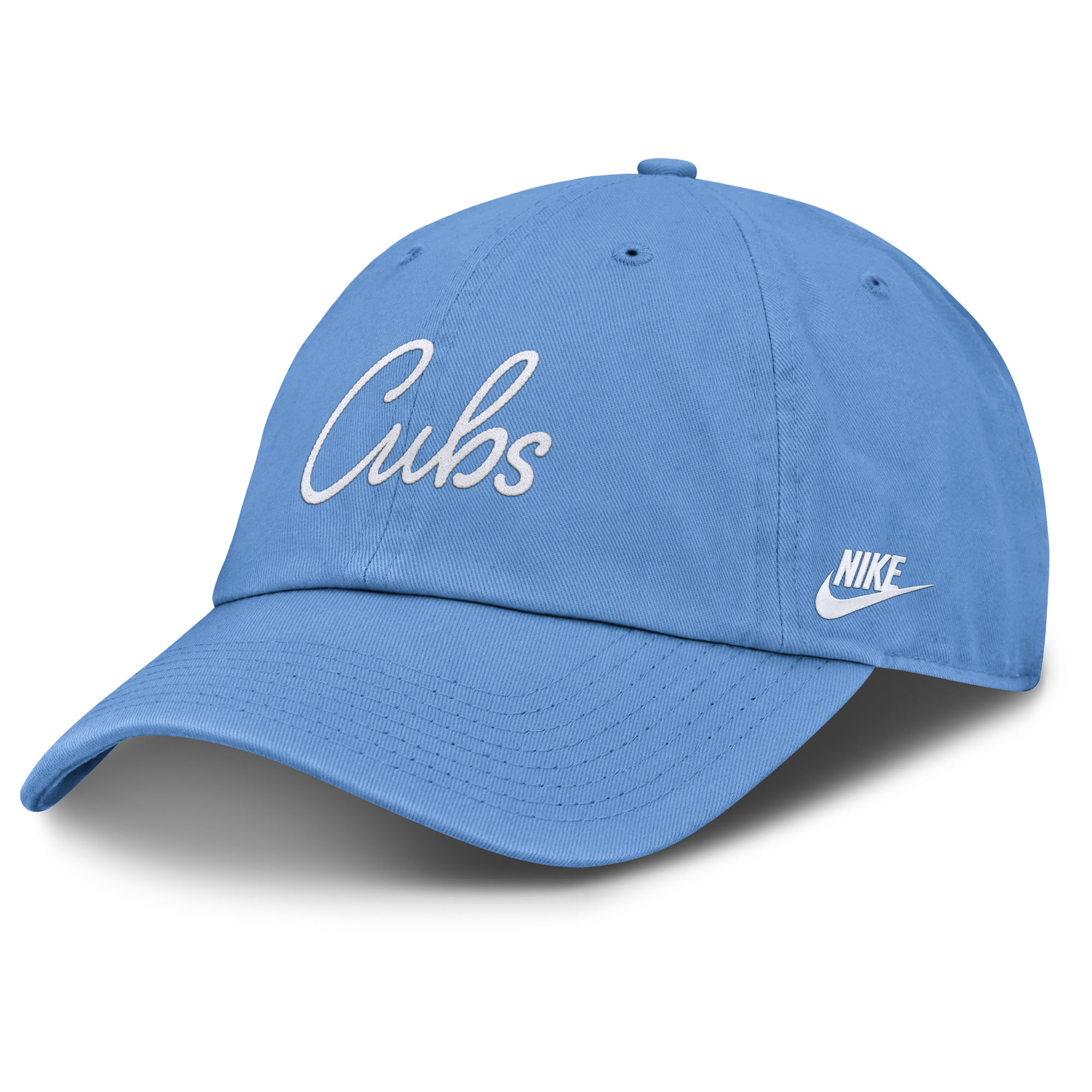 Women’s Nike  Light Blue Chicago Cubs Cooperstown Club Script Adjustable Hat