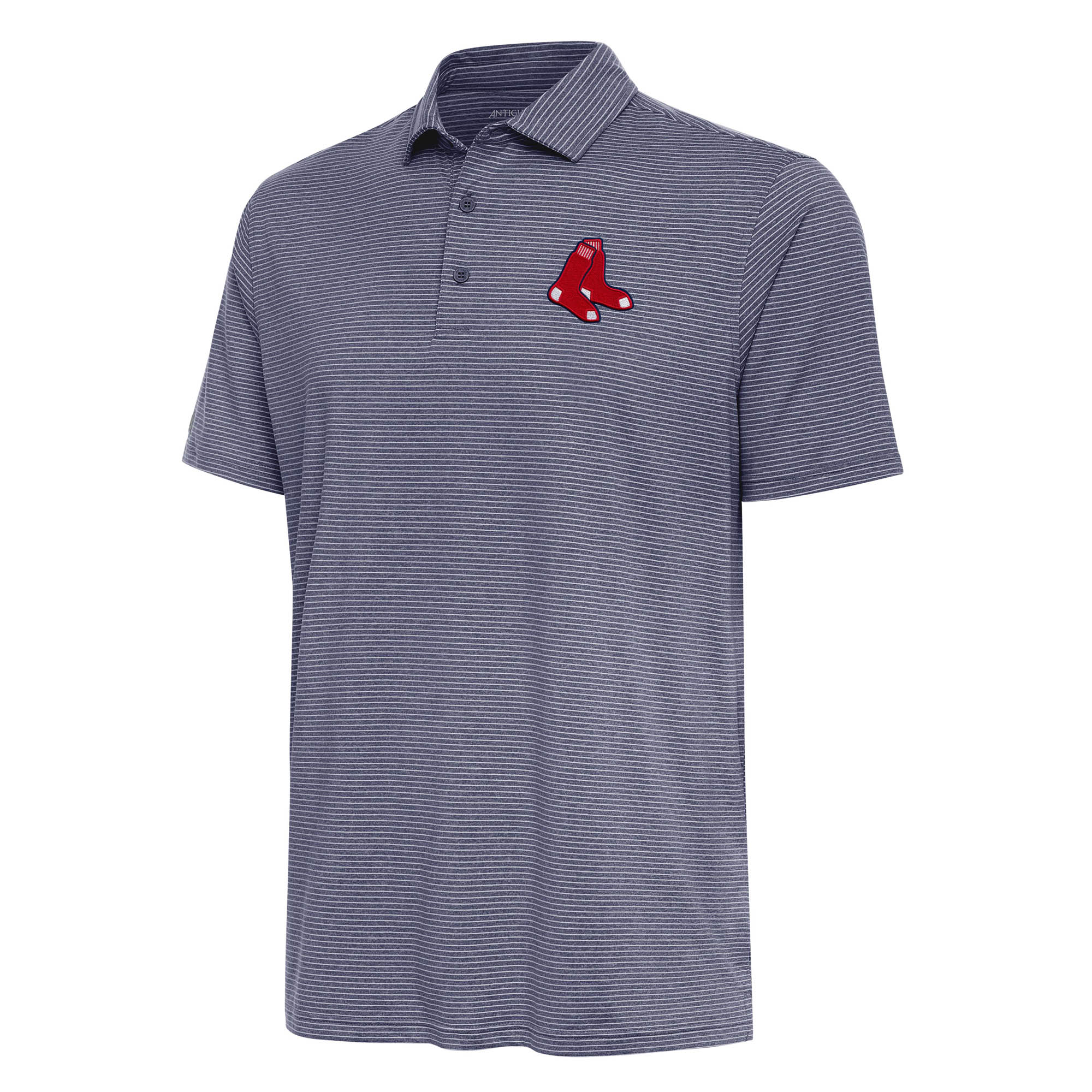 Men’s Antigua Heather Navy Boston Red Sox Scheme Polo