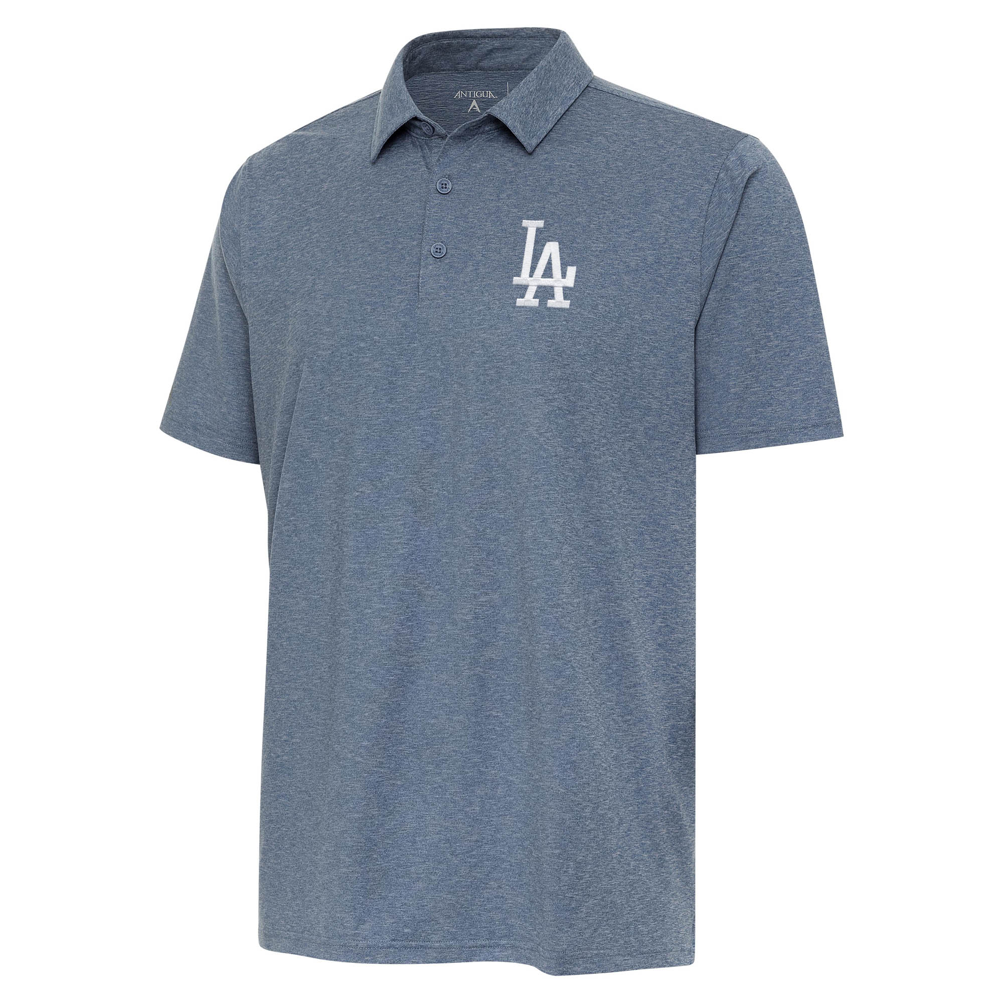 Men’s Antigua  Heather Navy Los Angeles Dodgers Par 3 Polo