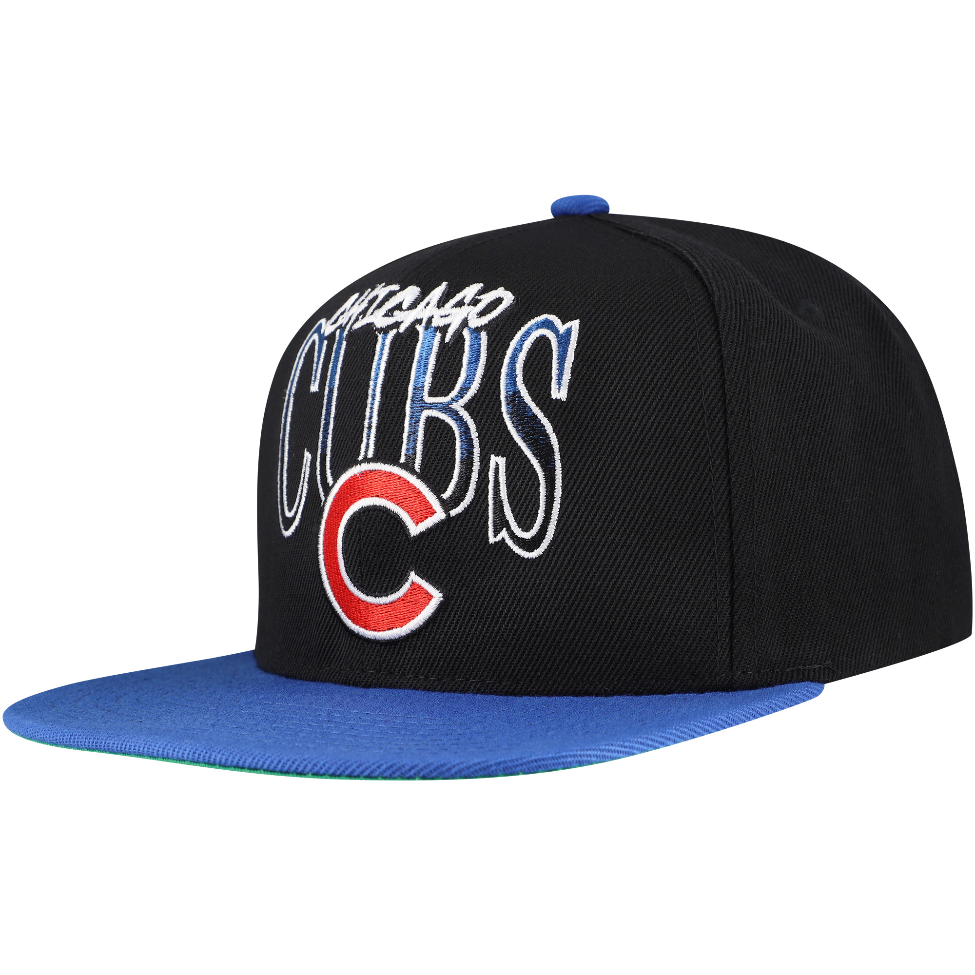 Men’s Mitchell & Ness Black Chicago Cubs Rise Up Snapback Hat