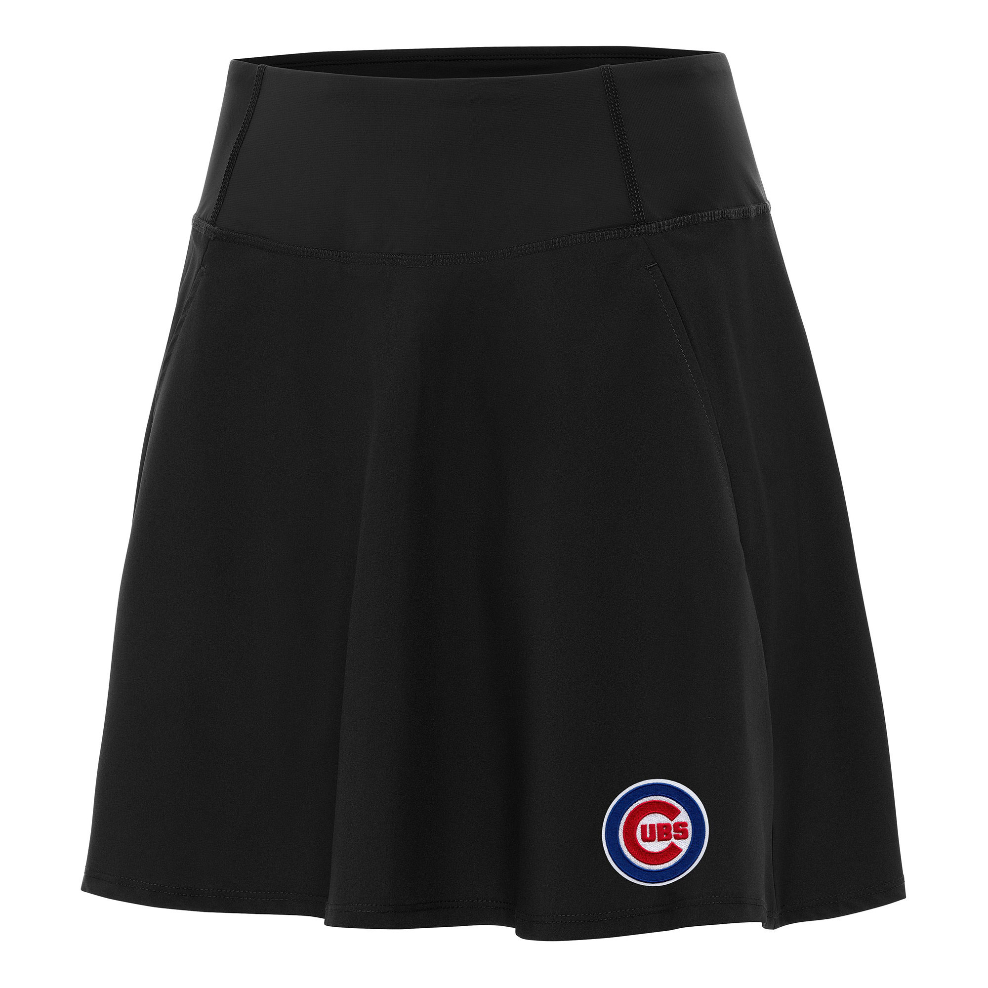 Women’s Antigua Black Chicago Cubs Chip Skort