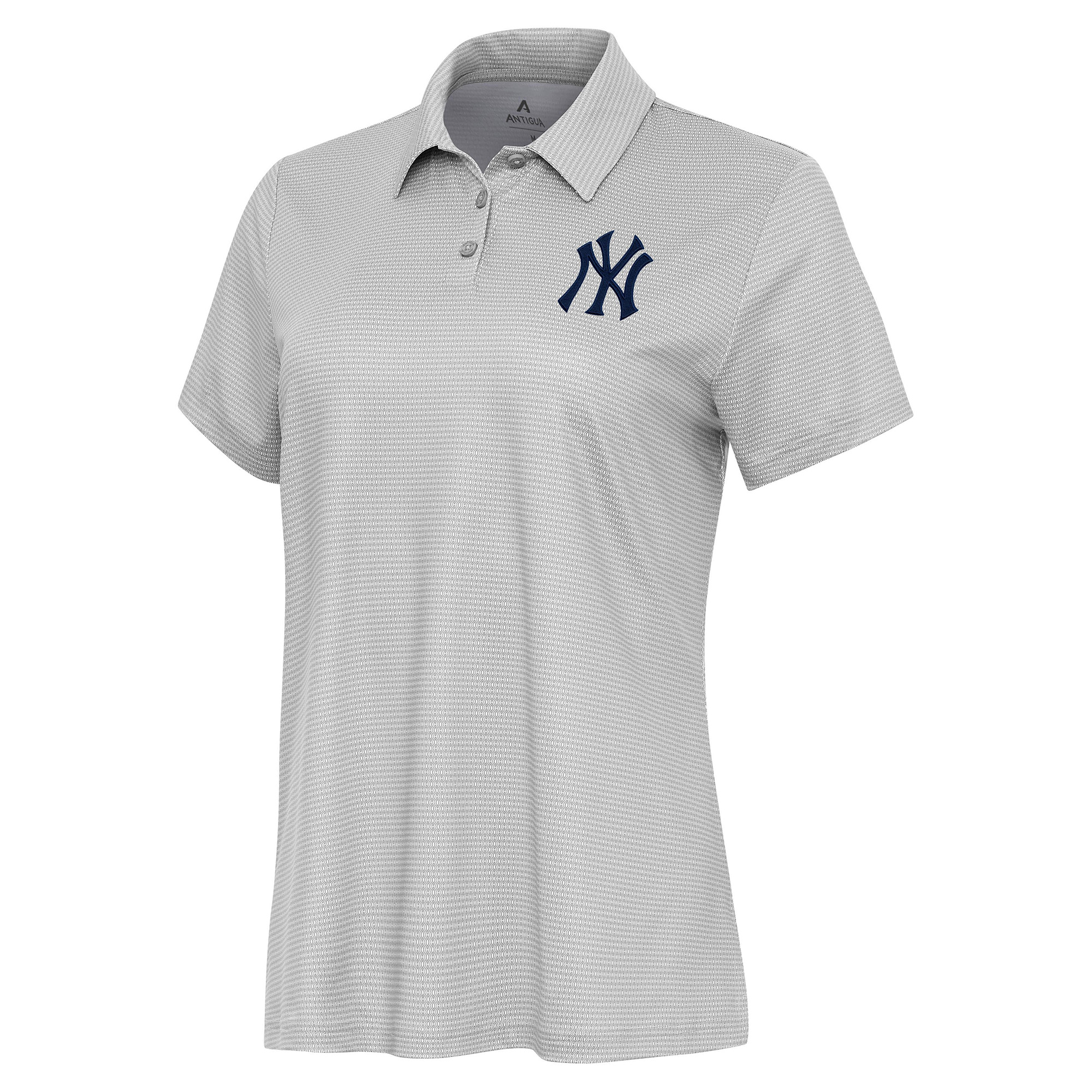 Women’s Antigua White/Gray New York Yankees Rings Polo